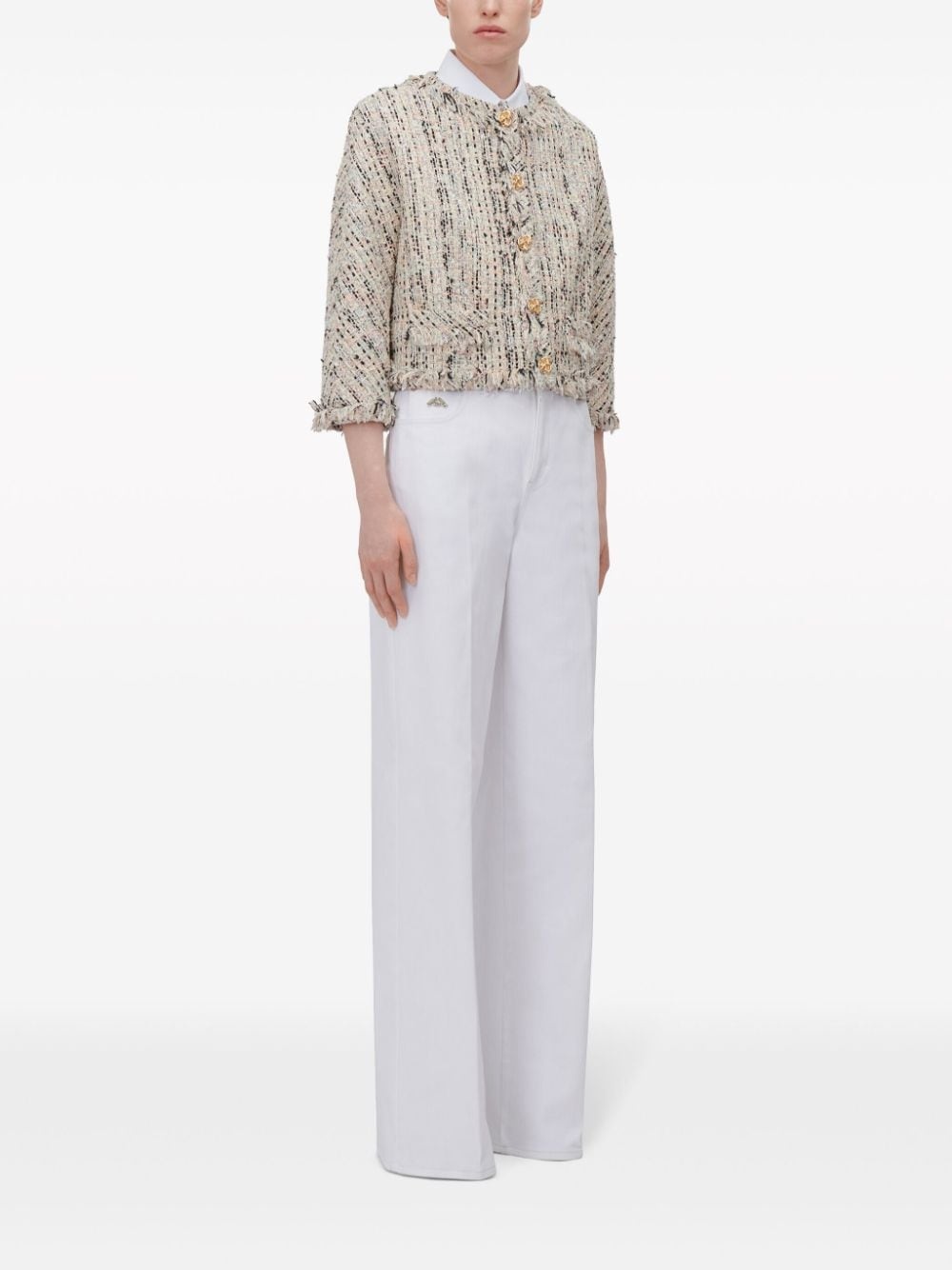 tweed boxy jacket - 3