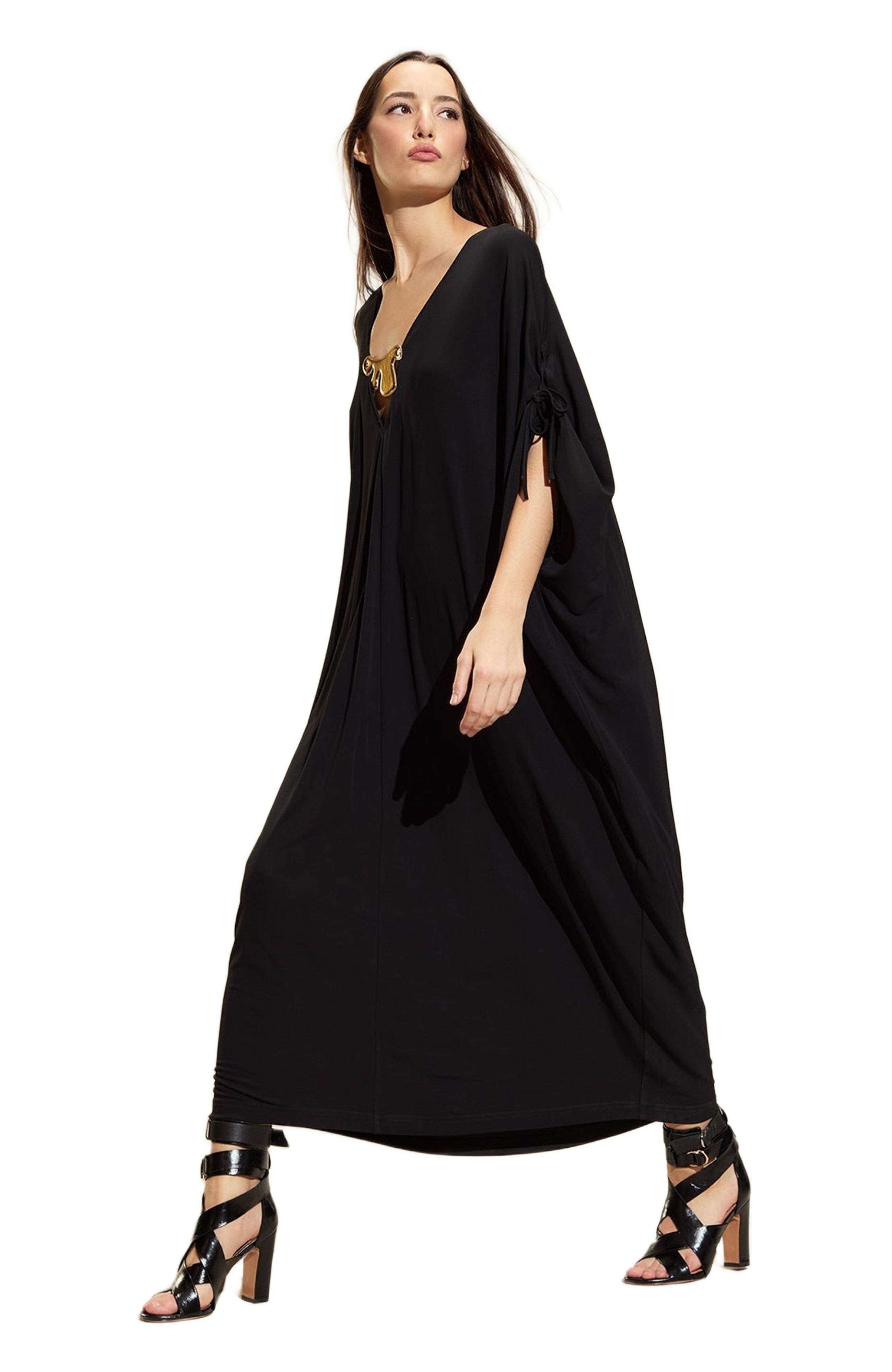 Cynthia Rowley Calypso Kaftan in Black at Nordstrom - 3