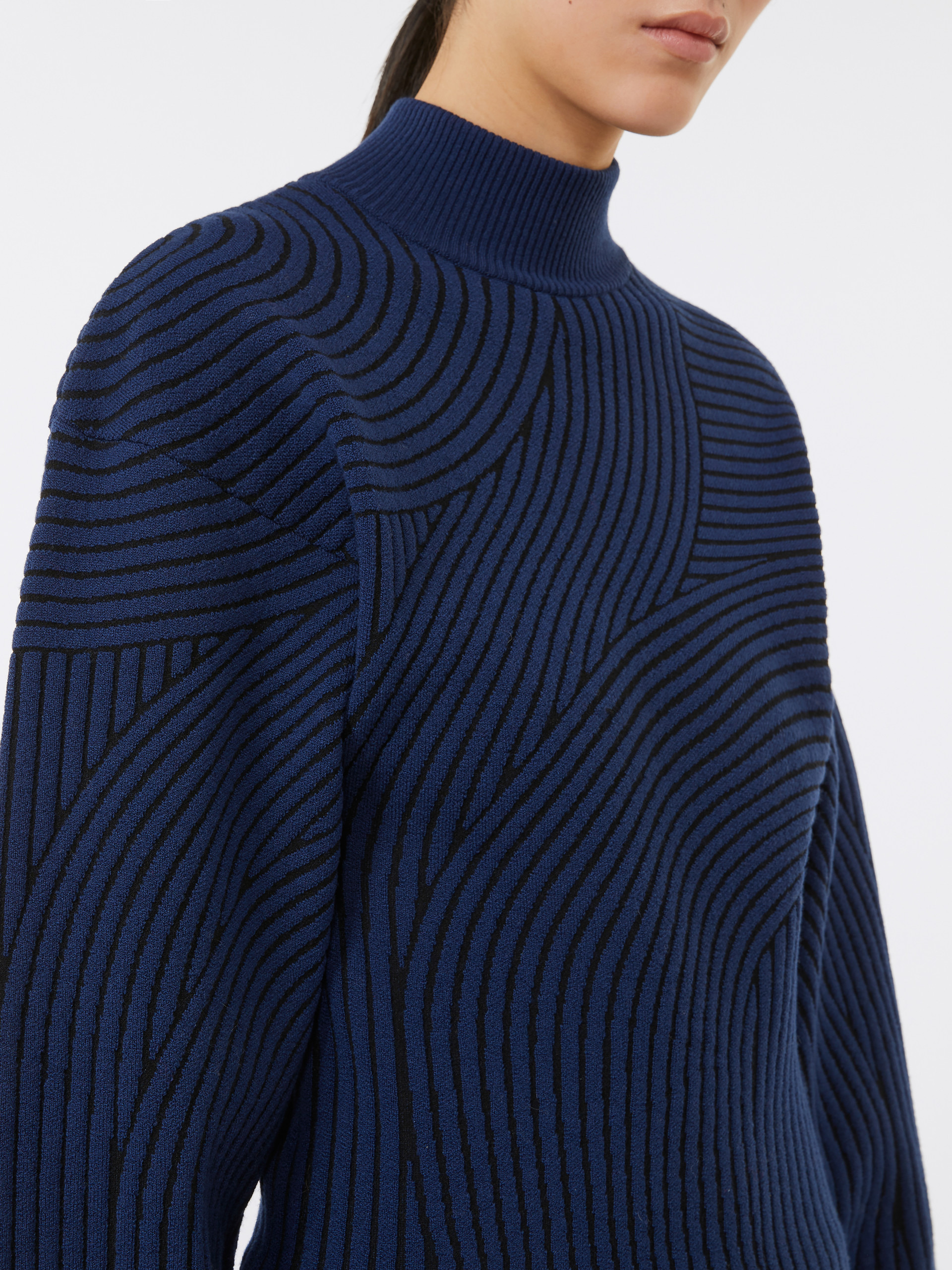 FEBO 3D jacquard sweater - 5