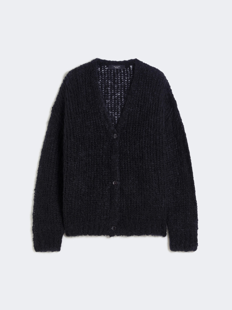 DANZA Mohair cardigan - BLACK 1