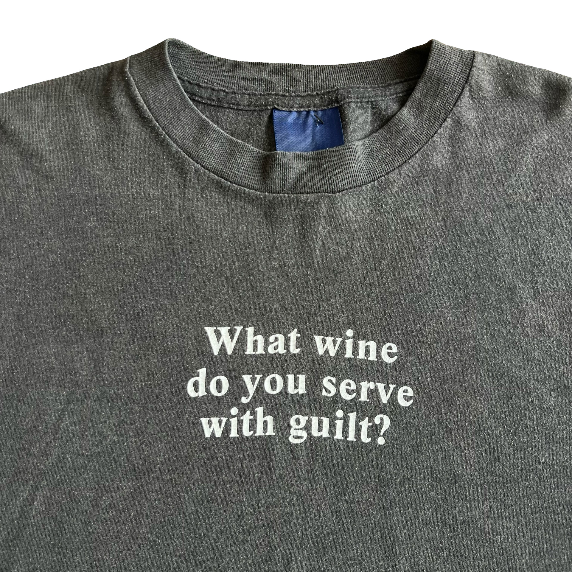 Final Blow - Vintage 80s What Wine Script T-Shirt SZ XL - 2