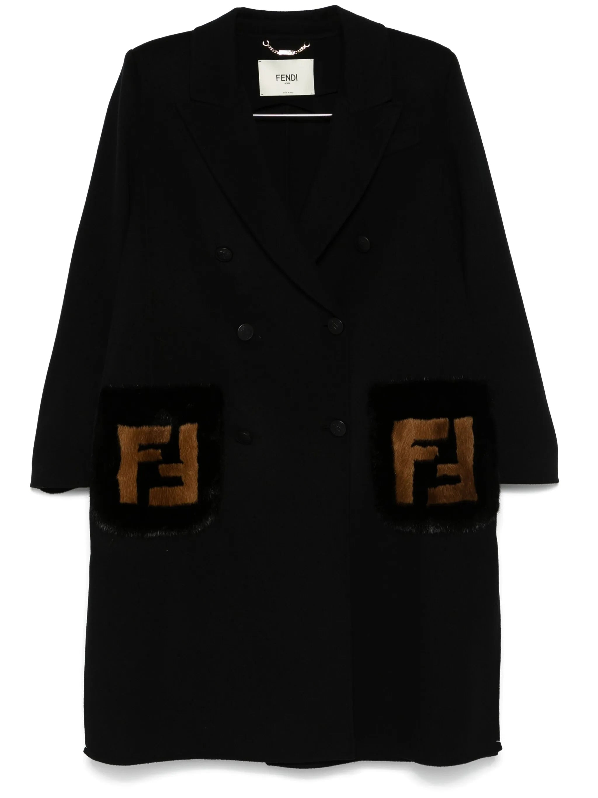 Fendi FF-fur Detailed Coat - 1