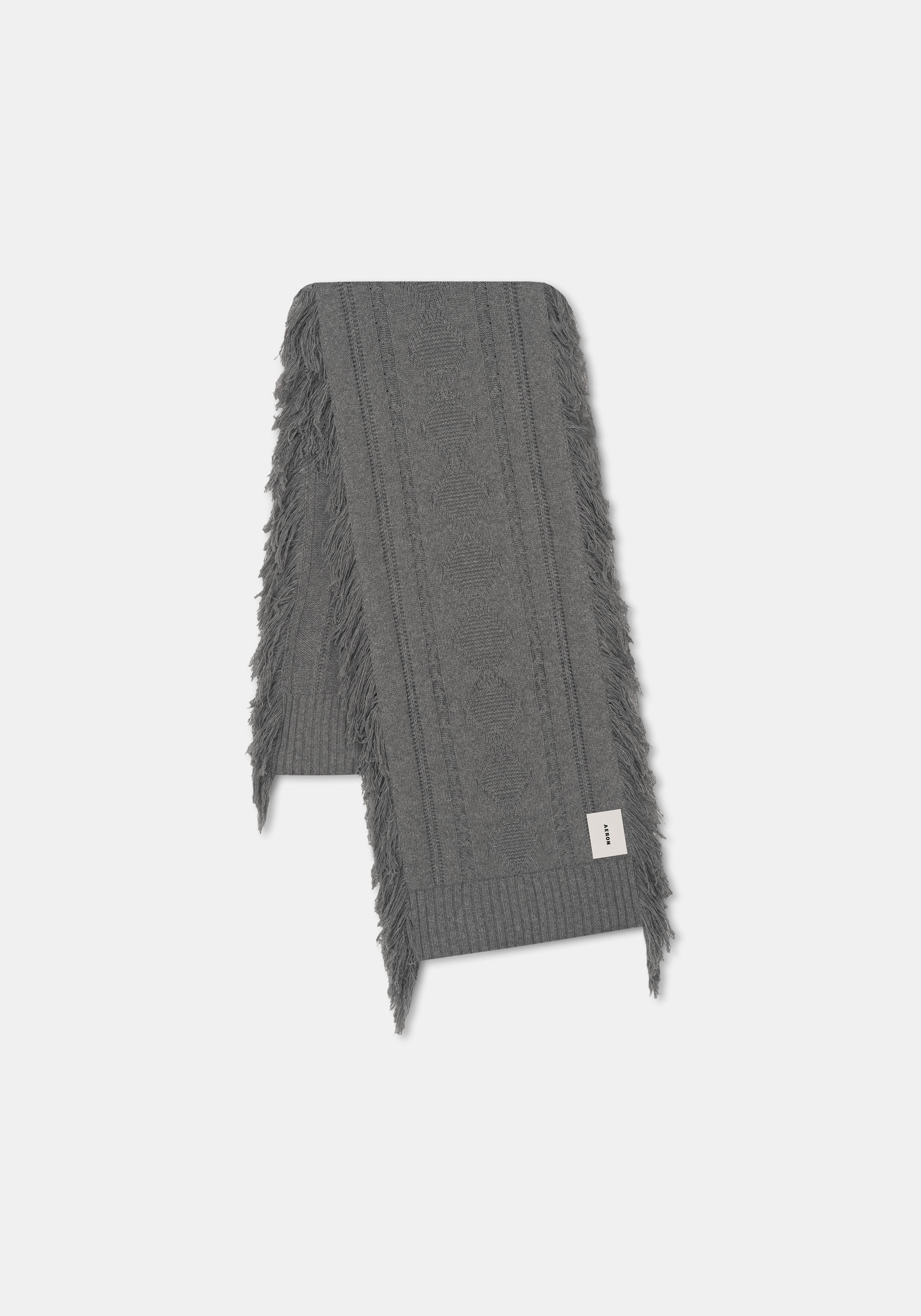 PEAK
Cable-knit merino scarf - 4