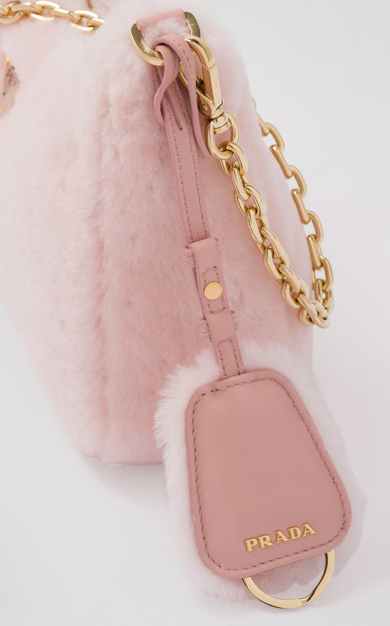 Shearling Mini Bag pink 7
