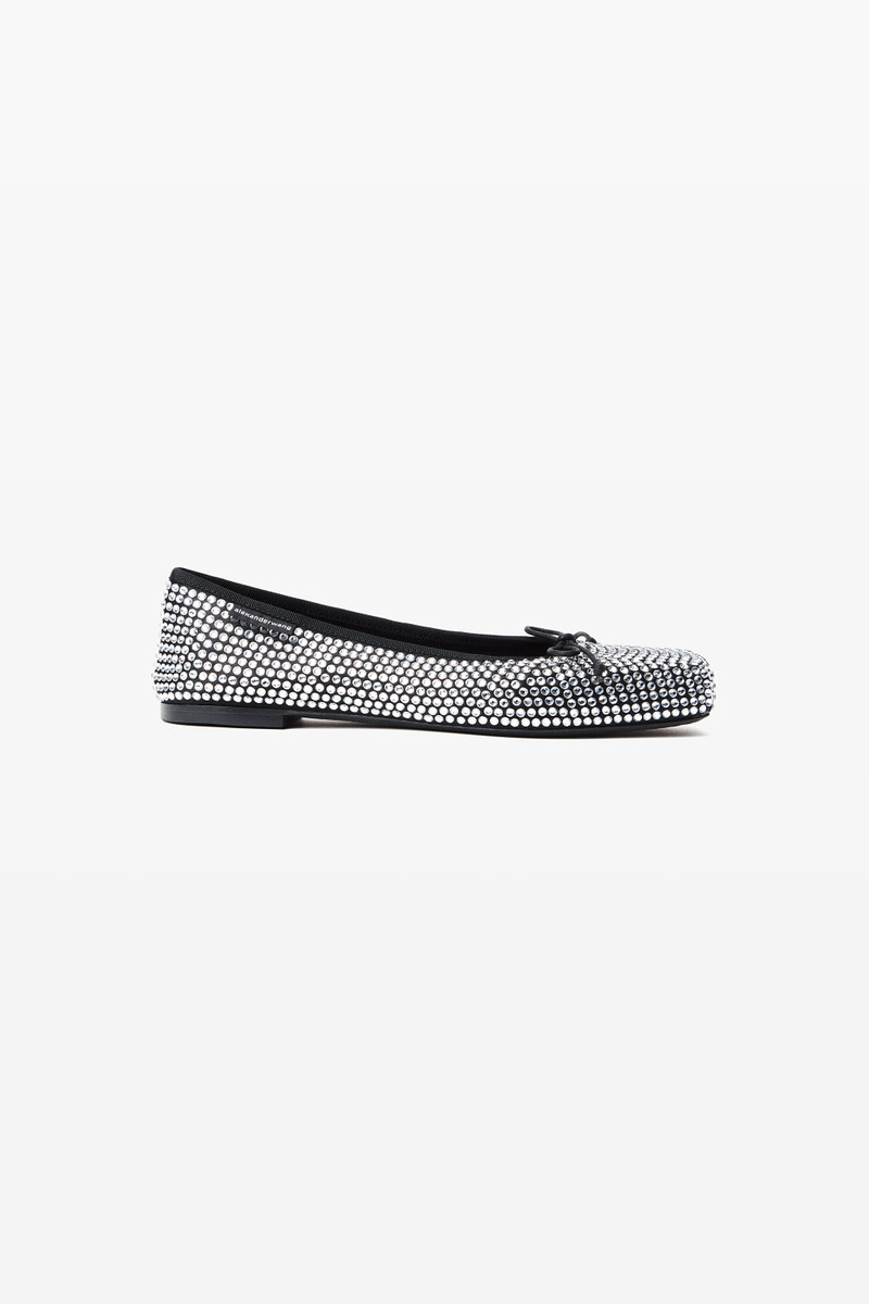 Billie Flat in Crystal Satin - 1