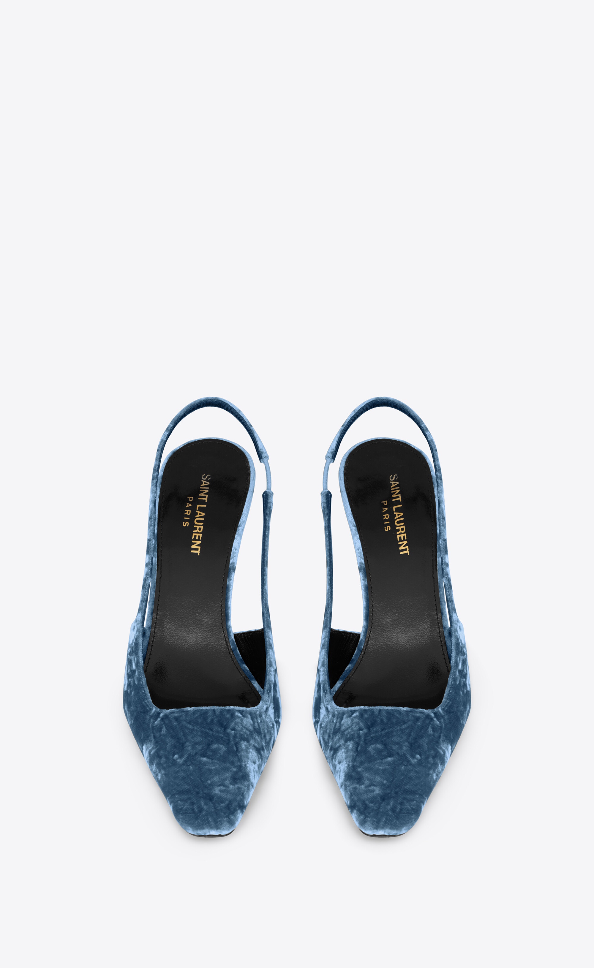 pulp slingback pumps in patent leather