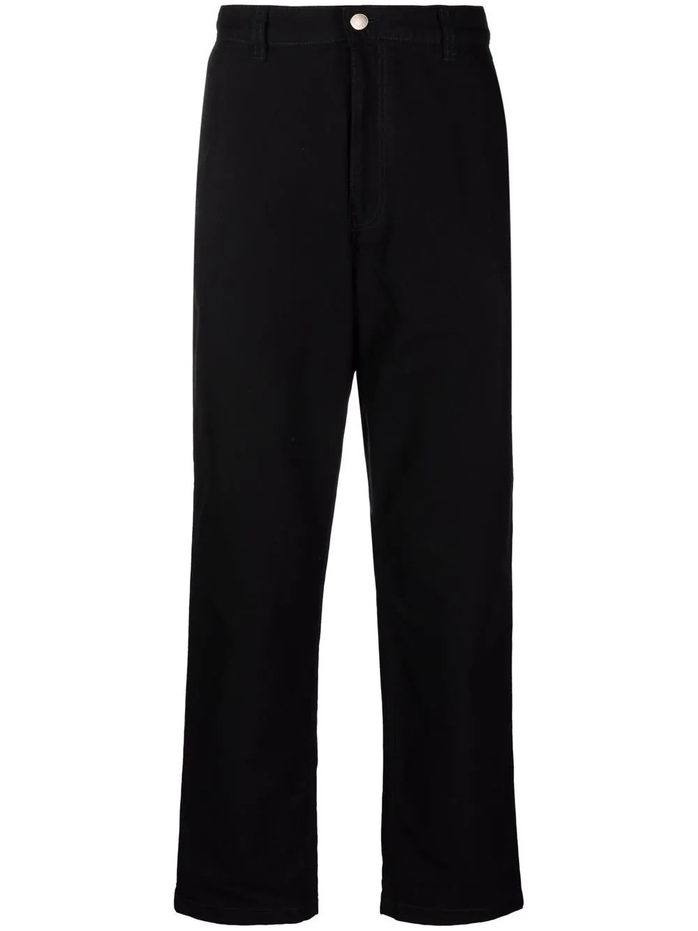 tonal-stitch worker-fit trousers - 1