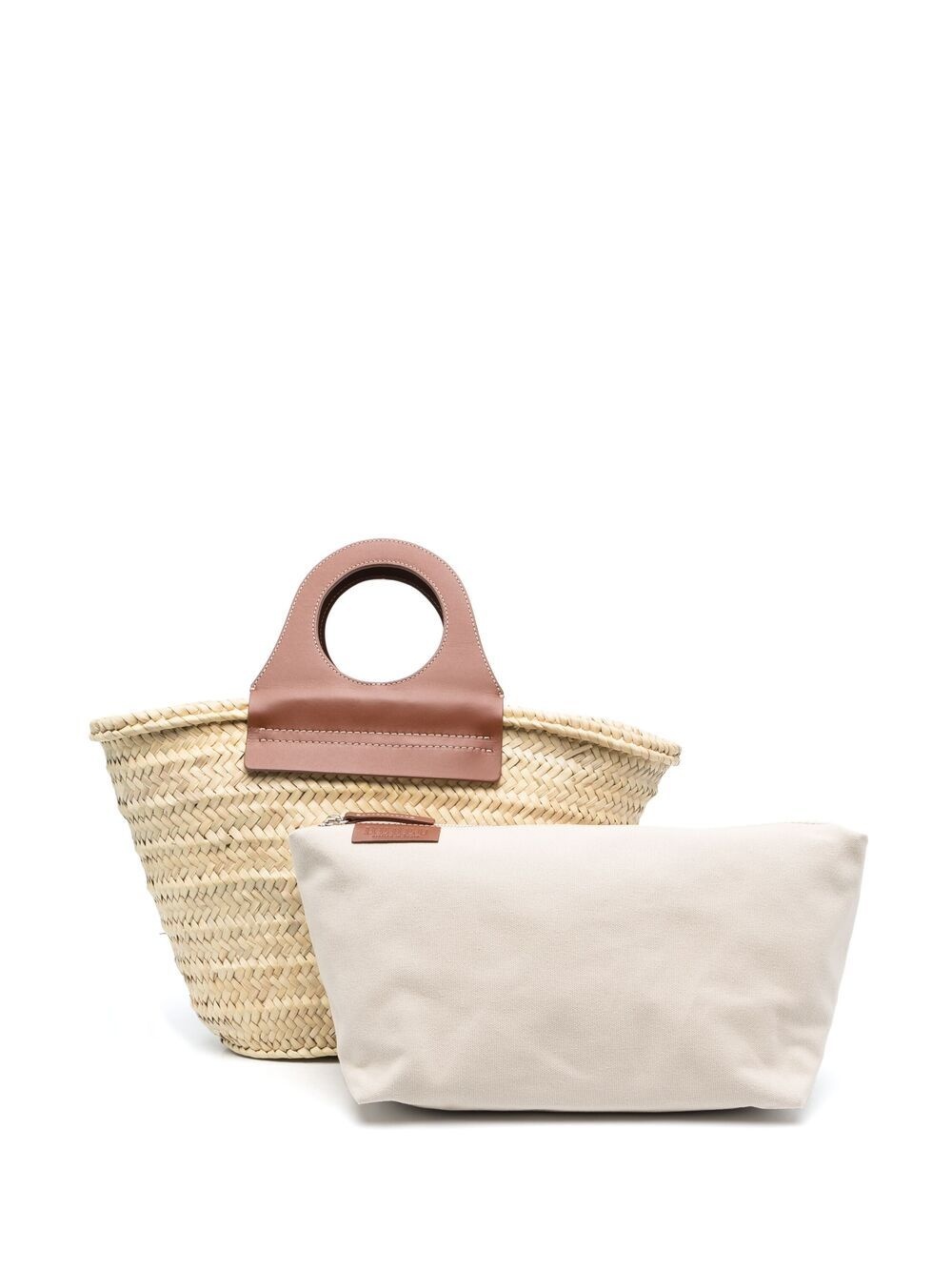 woven-straw tote bag - 6