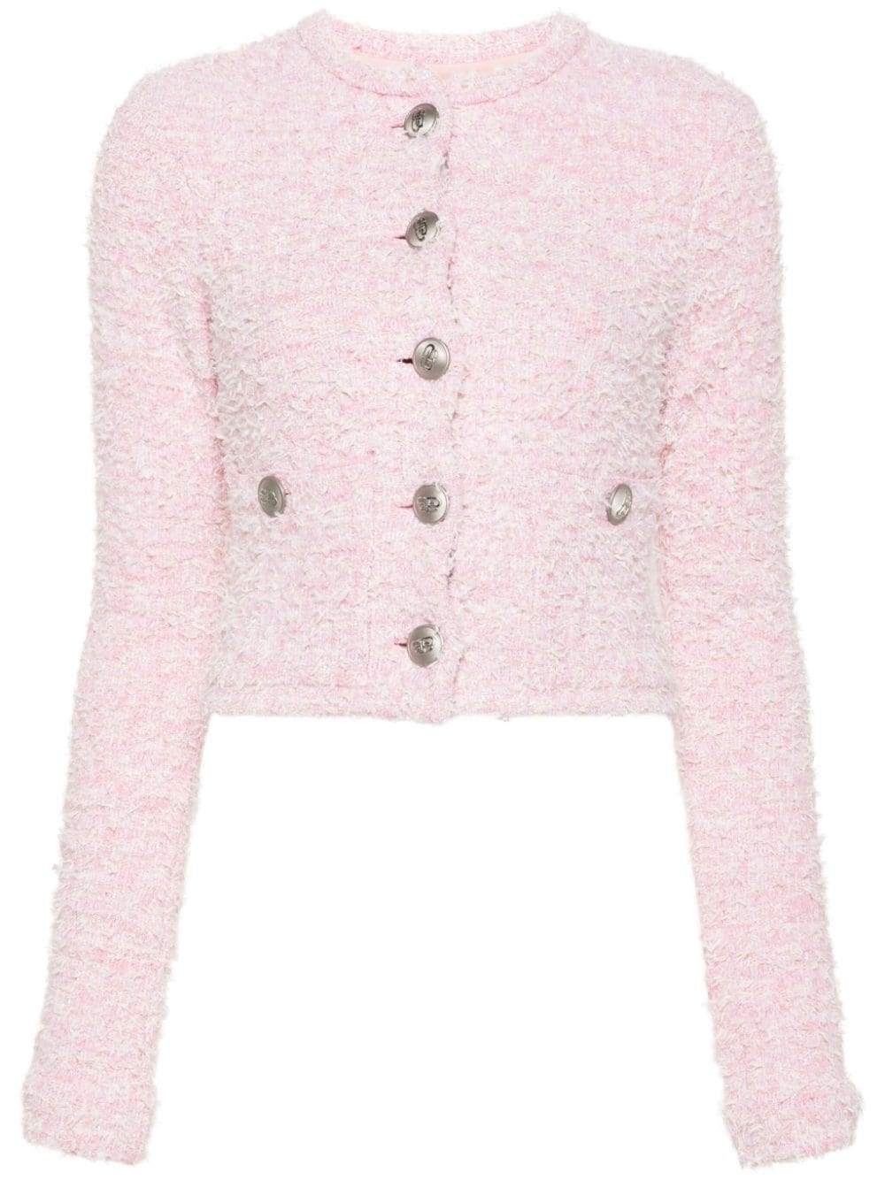 Balenciaga  Bouclé cropped jacket - 1