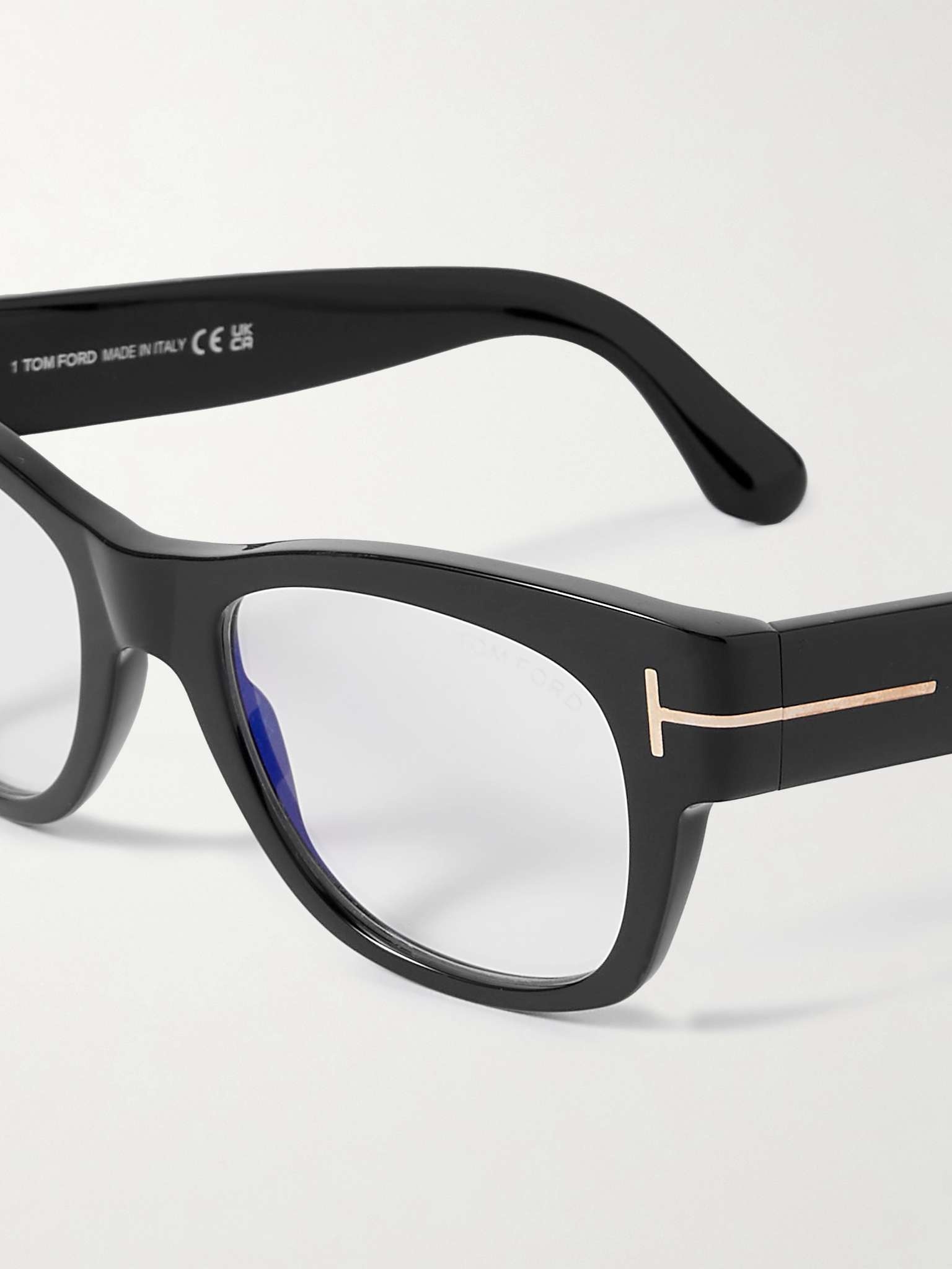 D-Frame Acetate Blue Light-Blocking Optical Glasses - 4