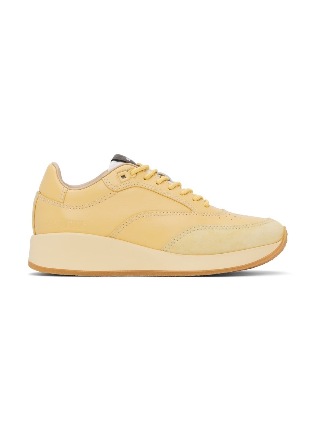 Yellow Les Sculptures 'La Daddy' Sneakers - 1