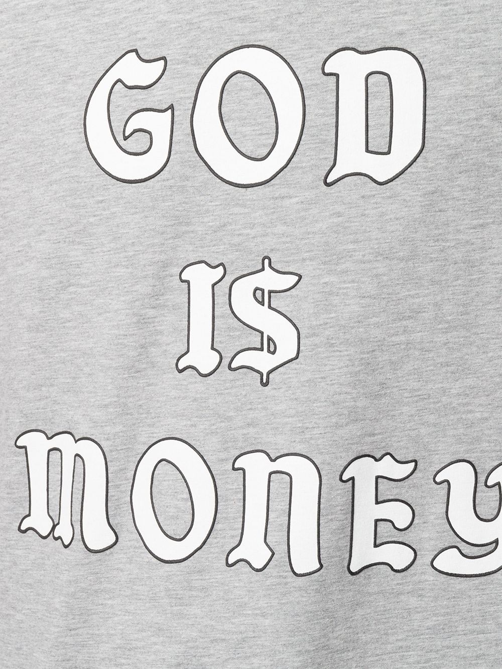 'God is money' slogan t-shirt - 5