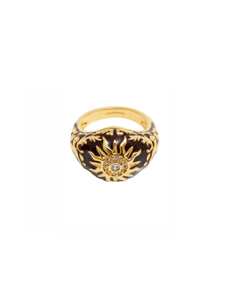 ENAMEL SIGNET RING - 1