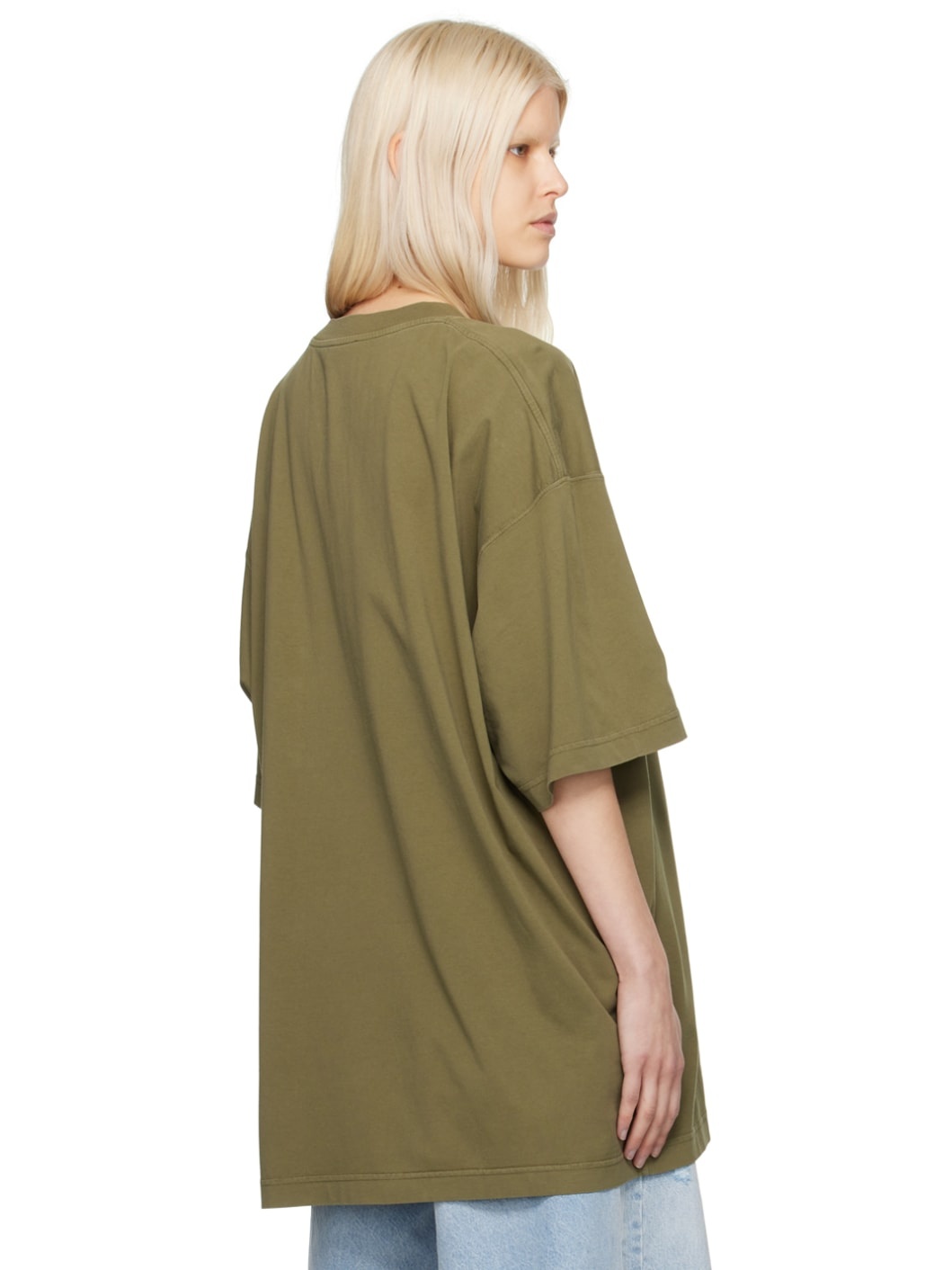 Khaki 'Property Of Vetements' T-Shirt - 3