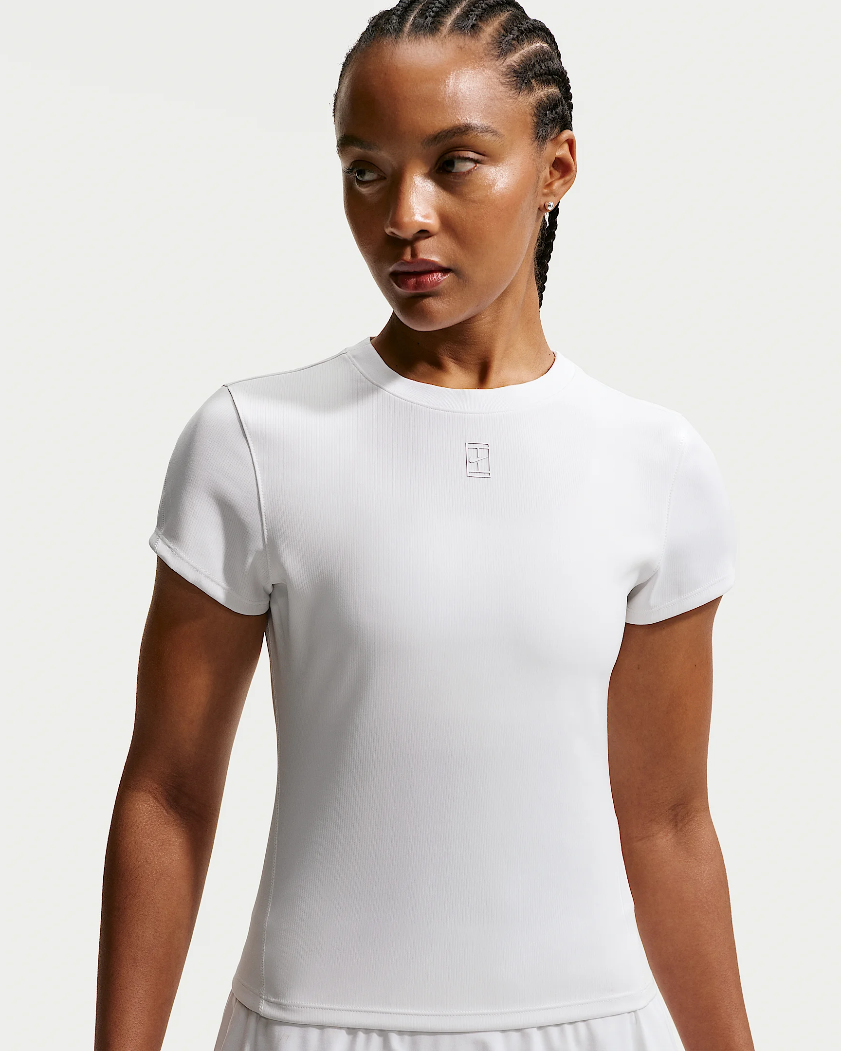 NikeCourt Advantage Women's Dri-FIT Short-Sleeve Tennis Top - 1