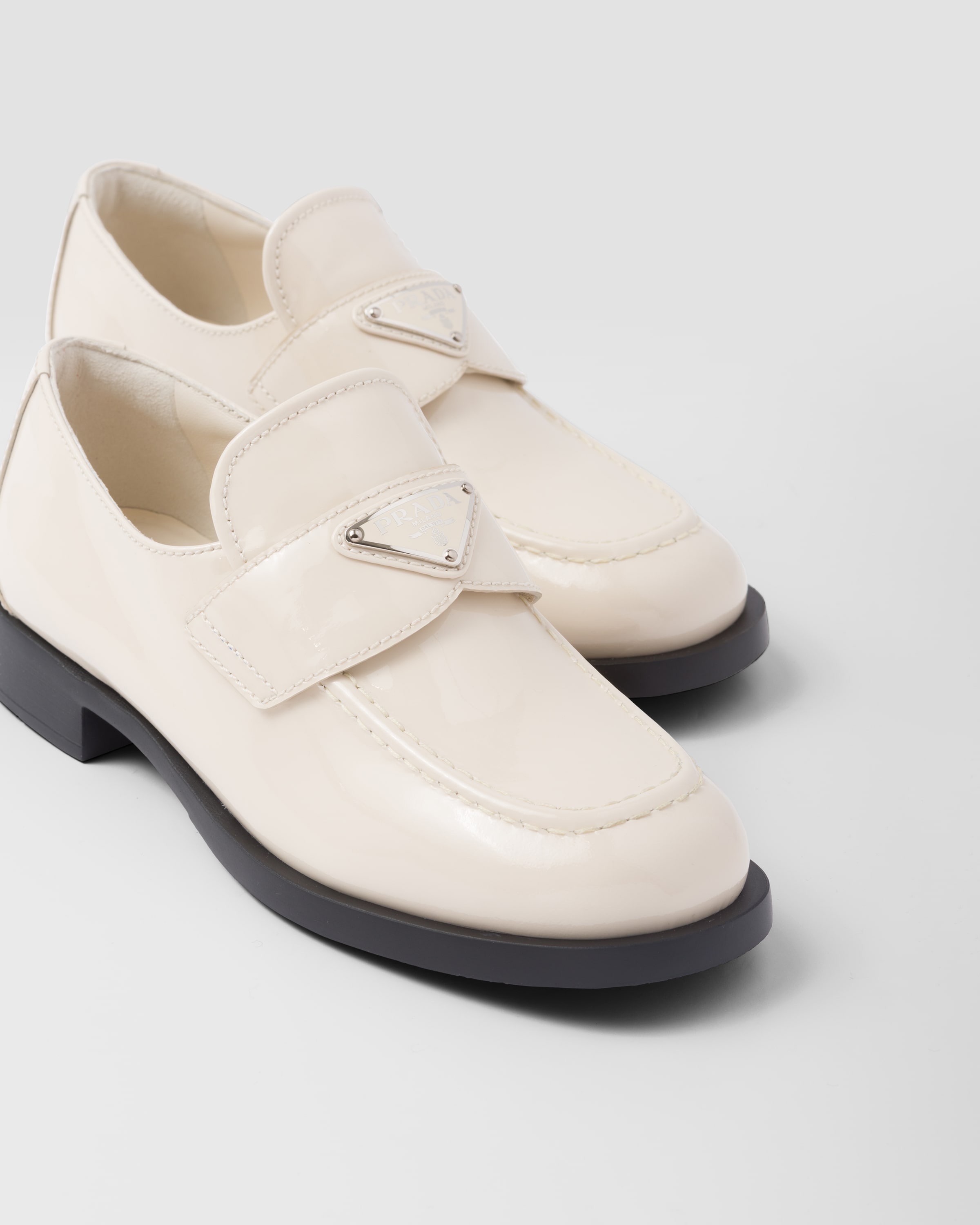 Patent-leather loafers - 6