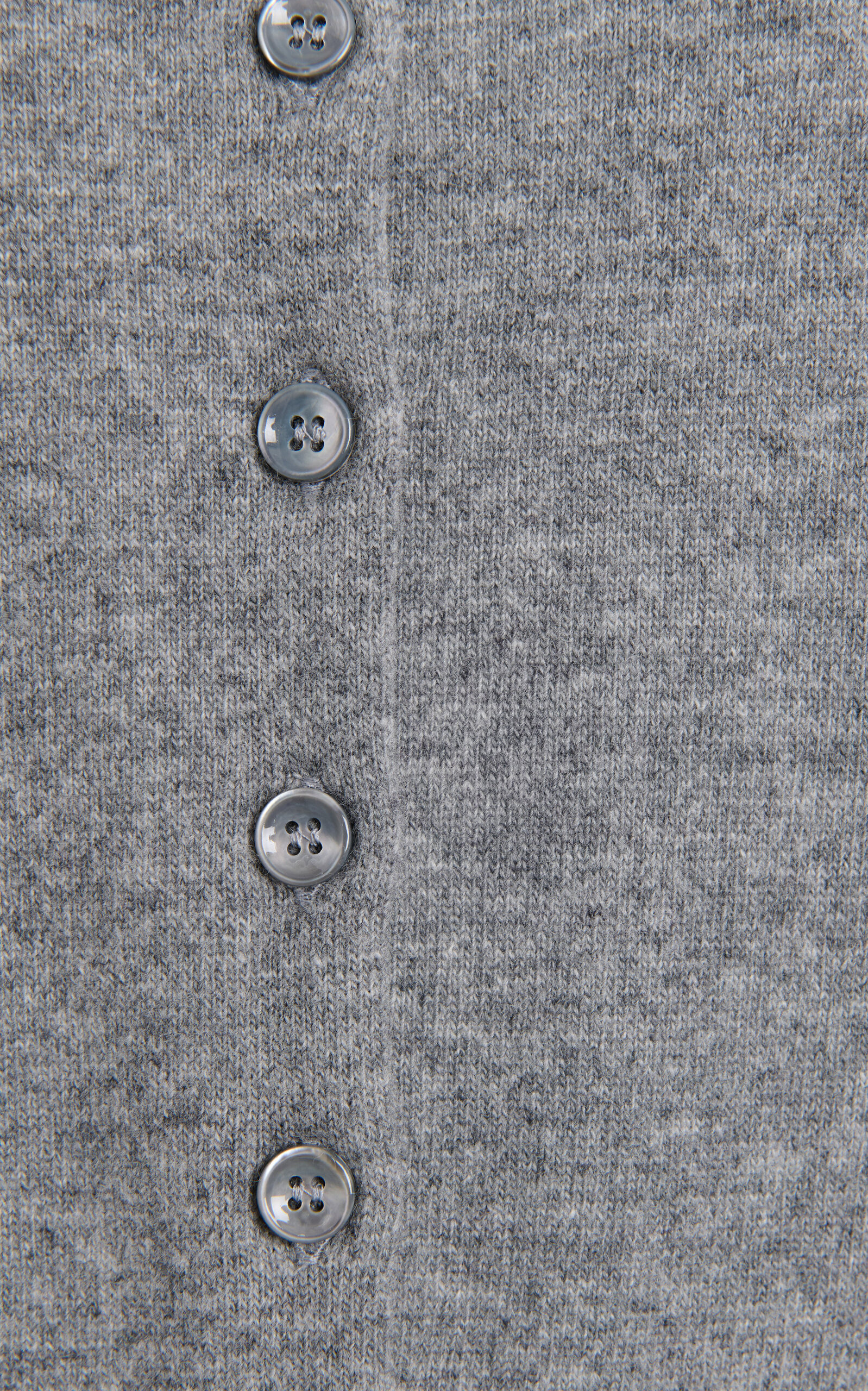 Knit Wool Cardigan grey - 5
