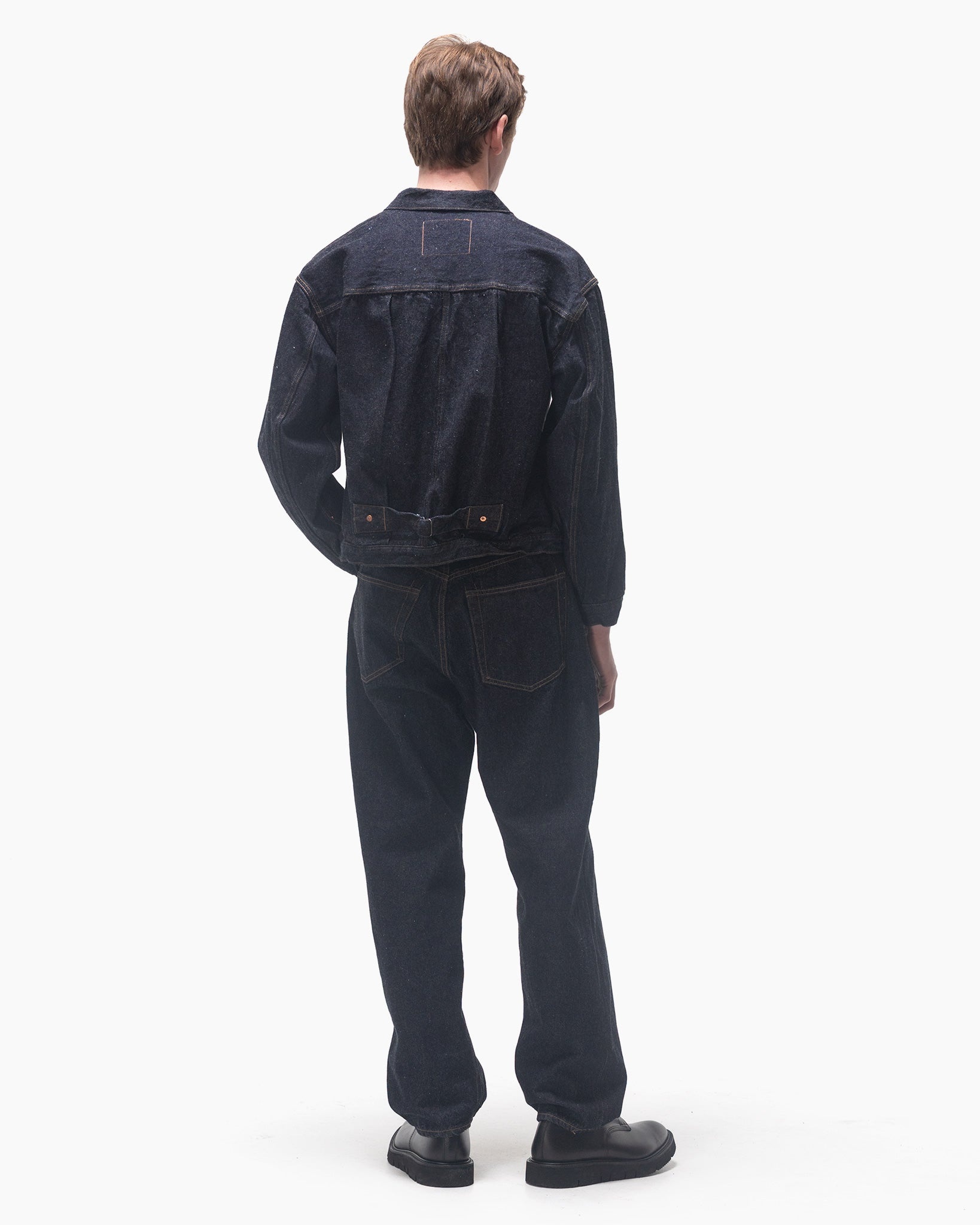 Denim Tracker 2P Jacket Indigo One Wash - 3