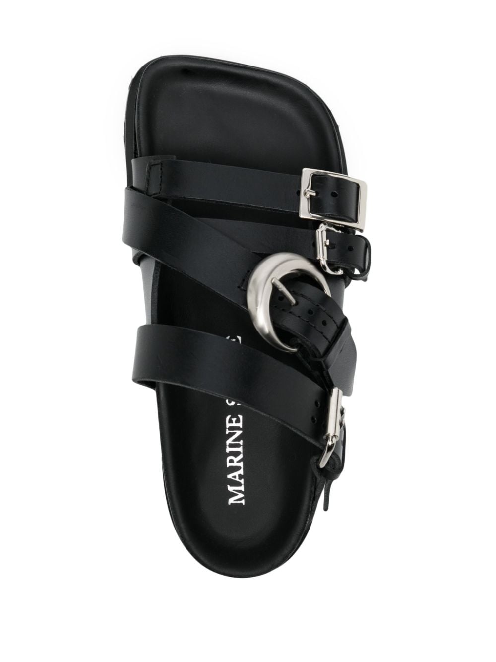 buckled leather sandals - 4