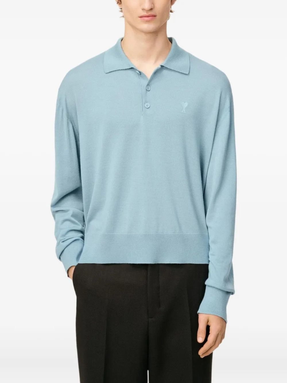 logo-embroidery polo shirt - 5