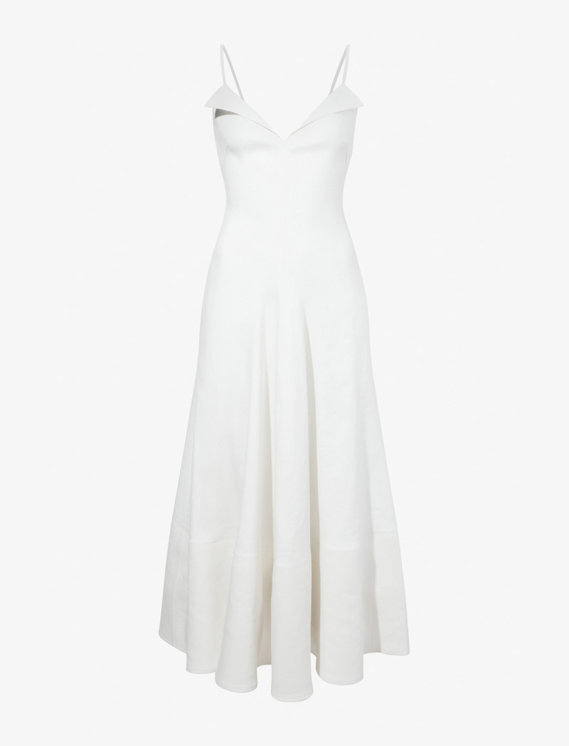 Ruby Dress in Eco Stretch Linen Viscose - 1