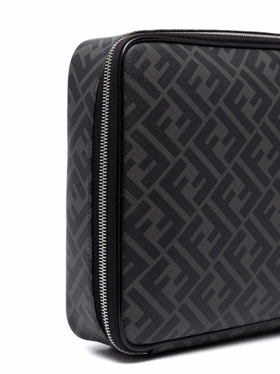 FENDI monogram-print leather laptop bag outlook