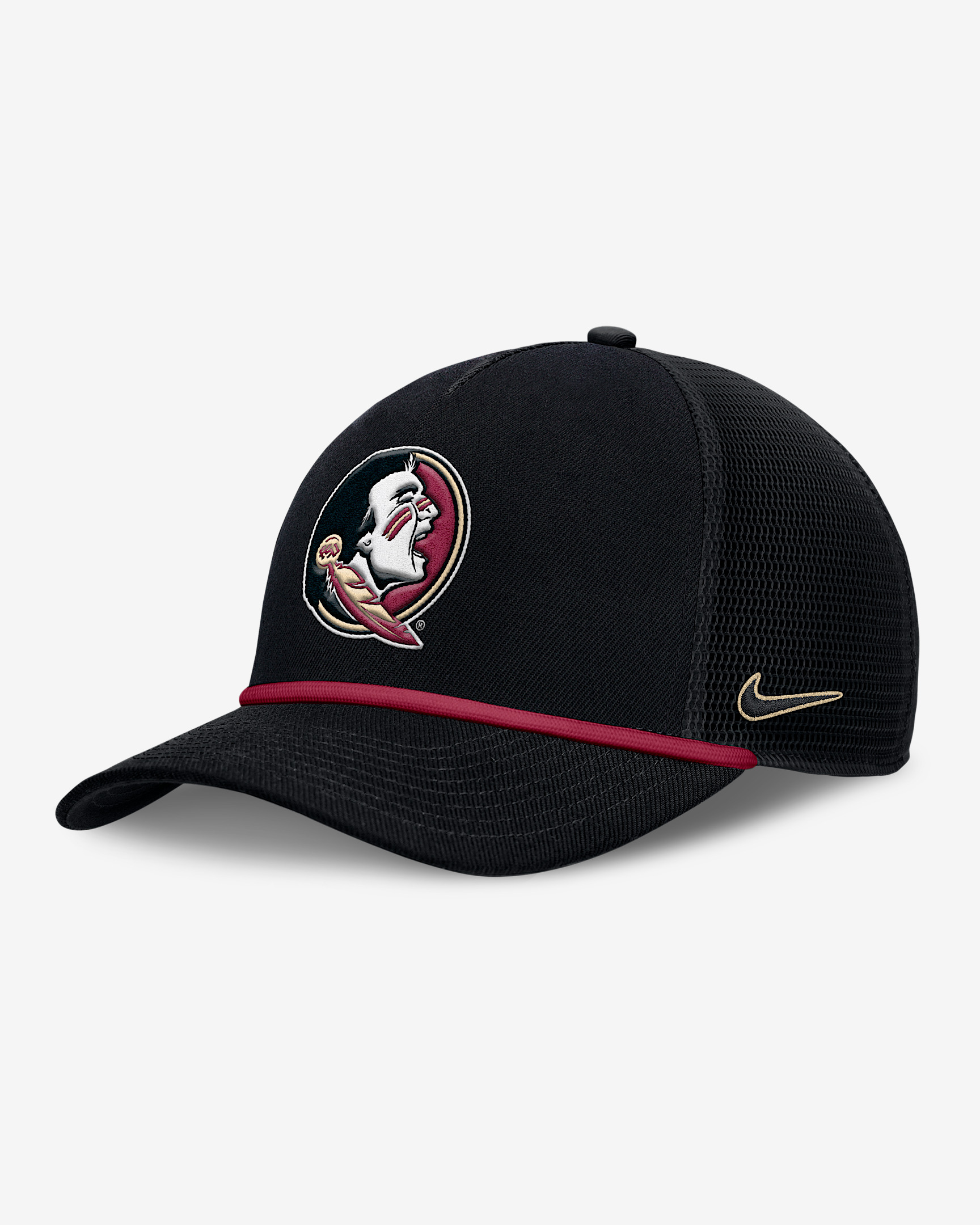 Florida State Primetime Rise Men's Nike College Trucker Adjustable Hat - 1