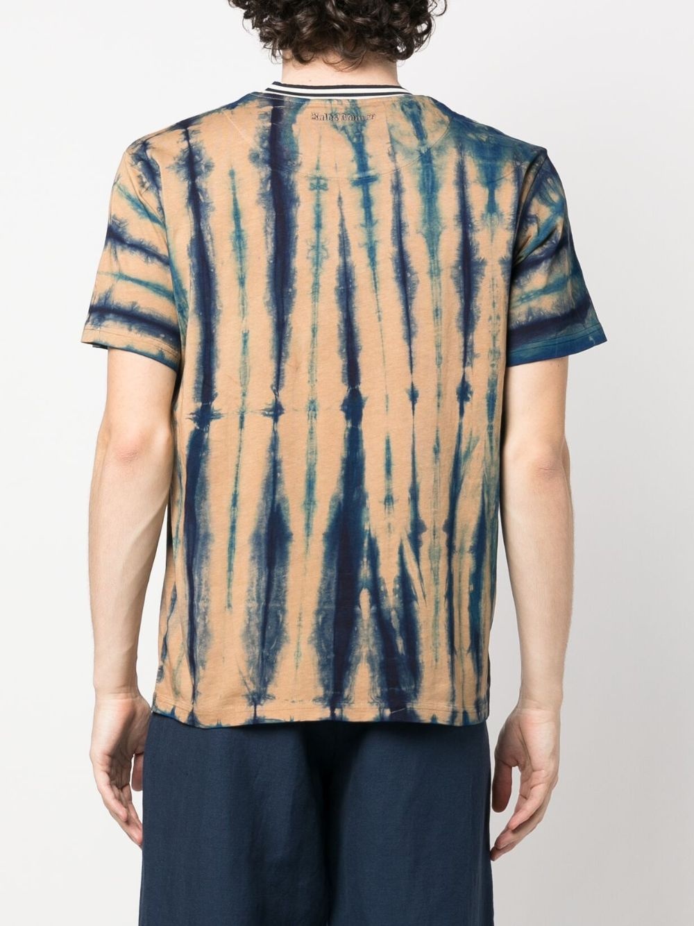 logo-print tie-dye T-shirt - 4