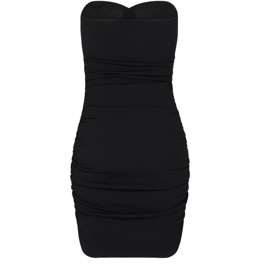 Viscose mini dress with underwire - 2