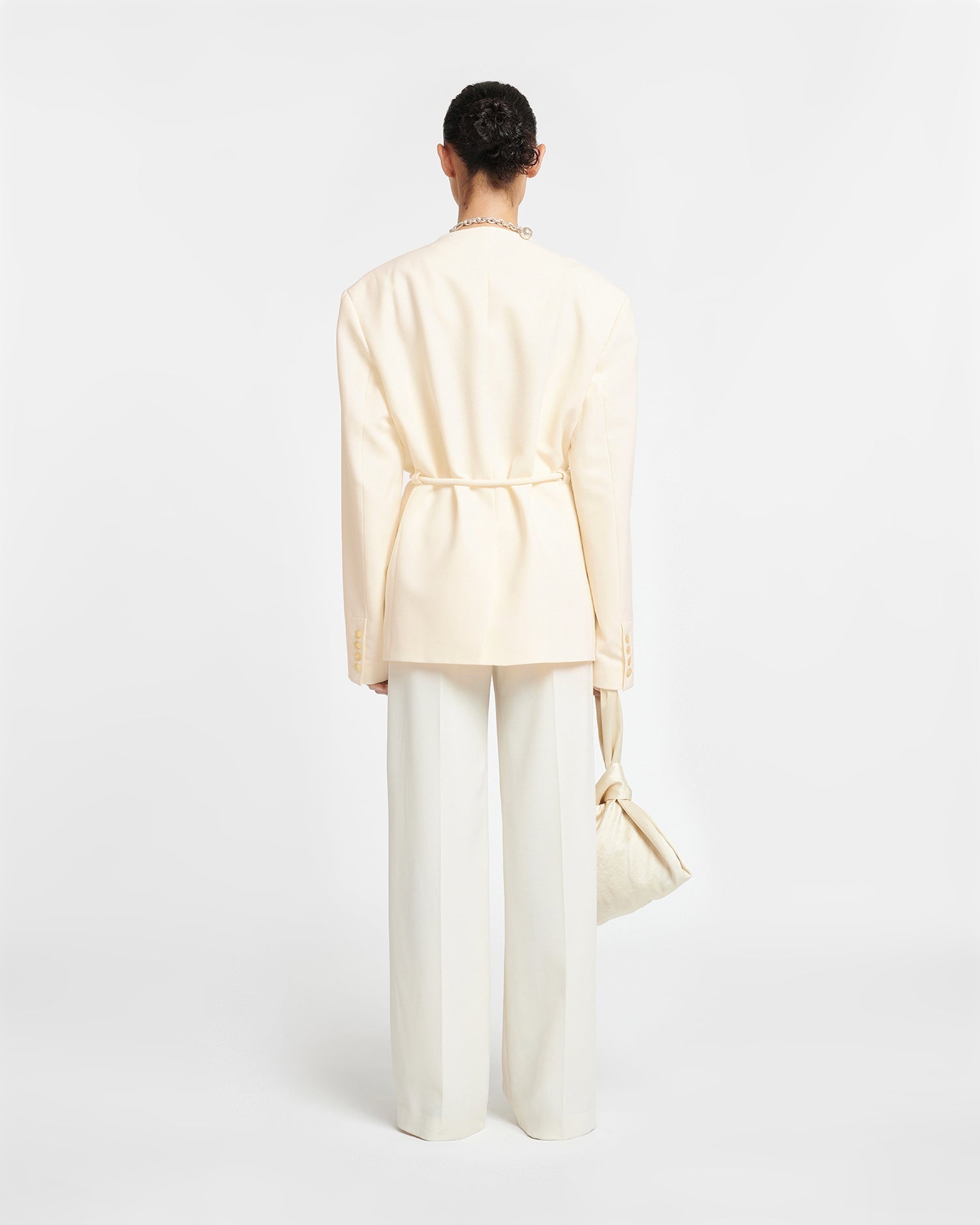 Belted Cady Blazer - 4