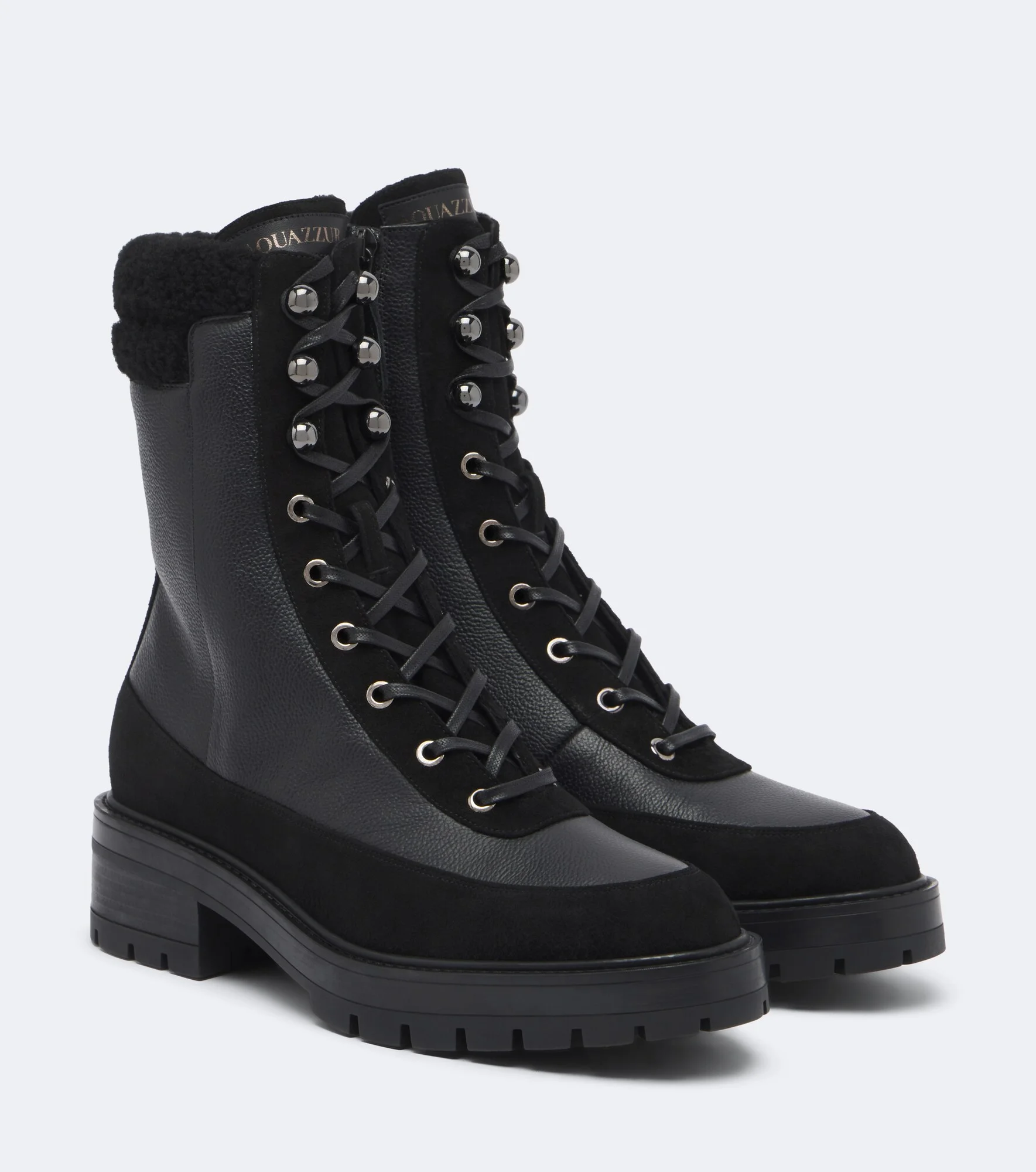 Very Cortina leather lace-up boots - 1
