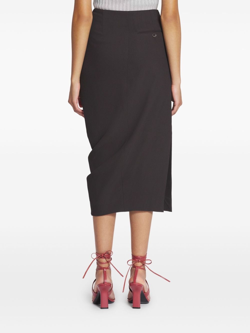 asymmetric skirt - 4