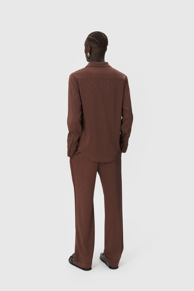 Moon Diamant Satin Jacquard Blouse 3