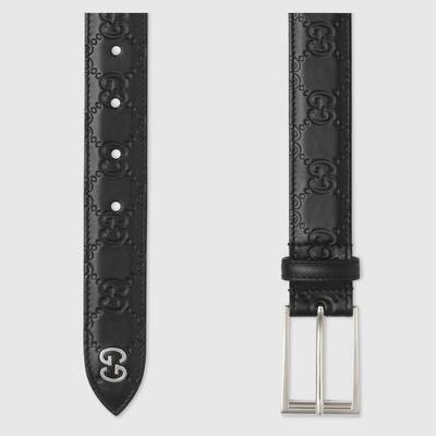 GUCCI Gucci Signature belt with GG detail outlook