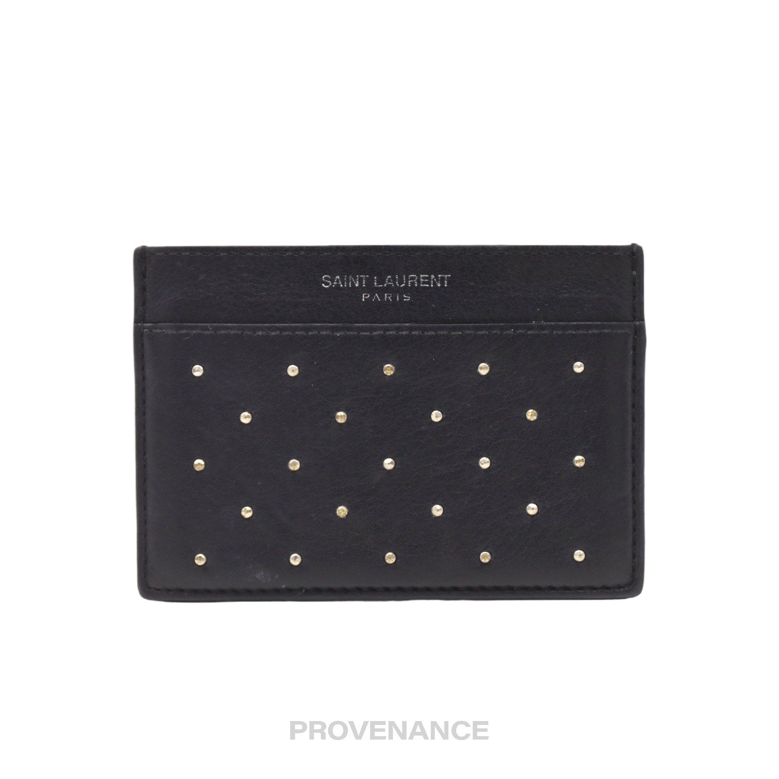 Saint laurent studded wallet cheap