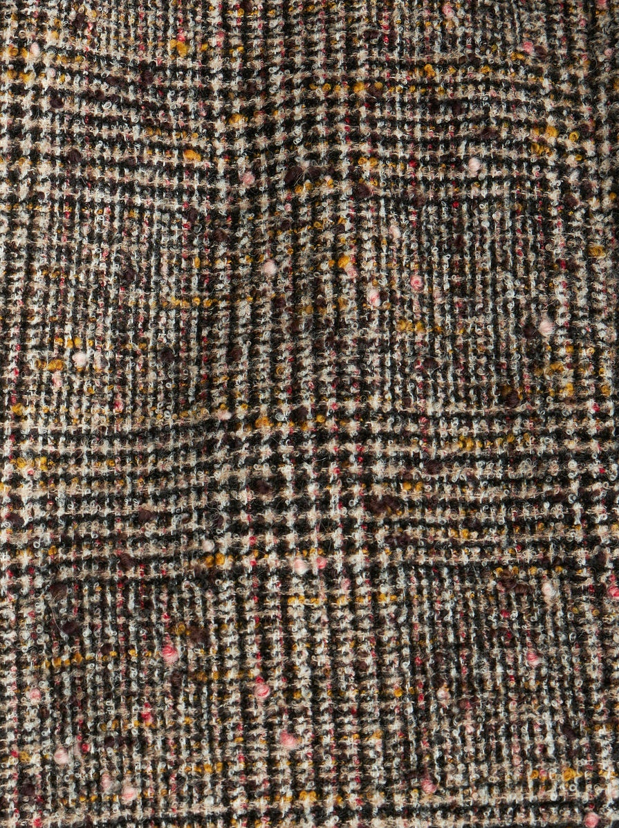 WOOL JACKET WITH CHECK WORKING - 6