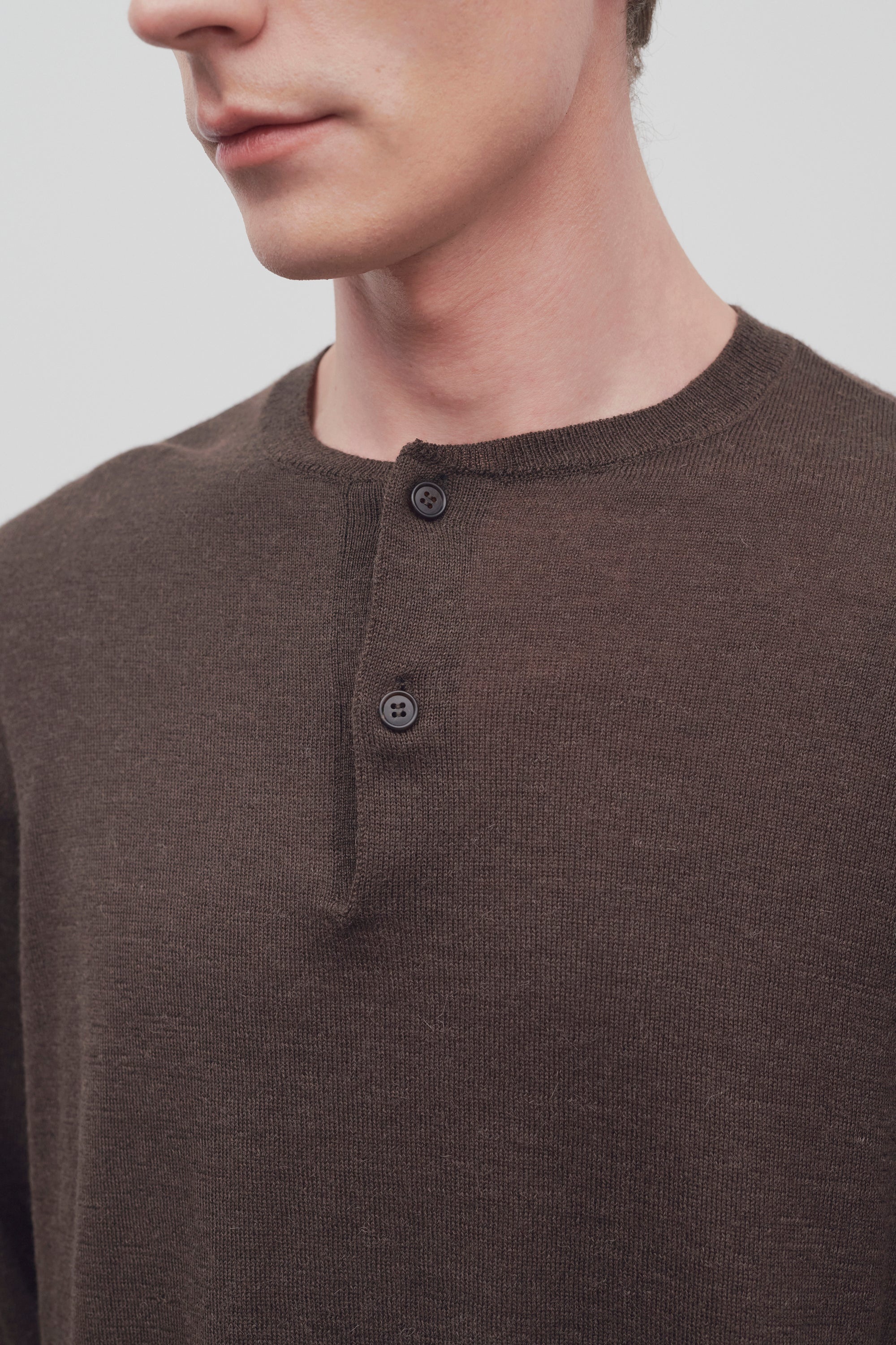 Ennio Top in Llama and Silk - 6