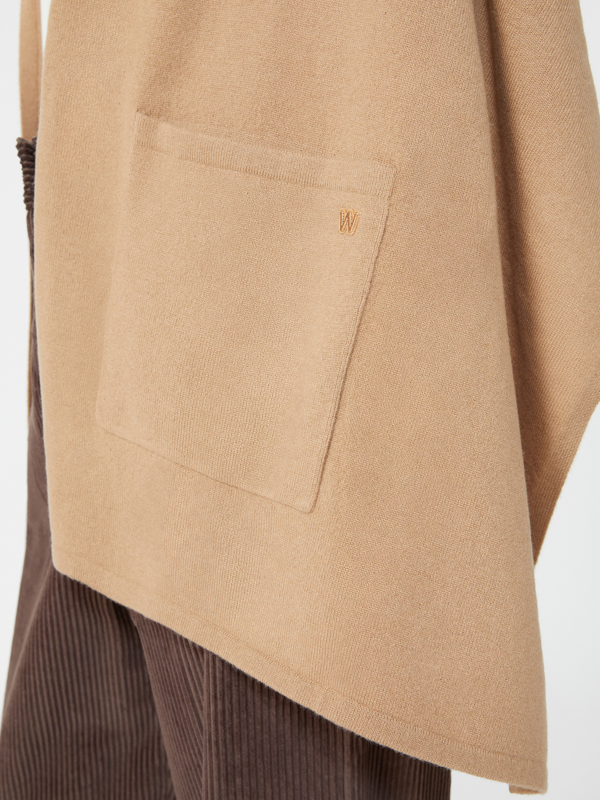 DELFINONEW Cashmere hooded shawl - 5