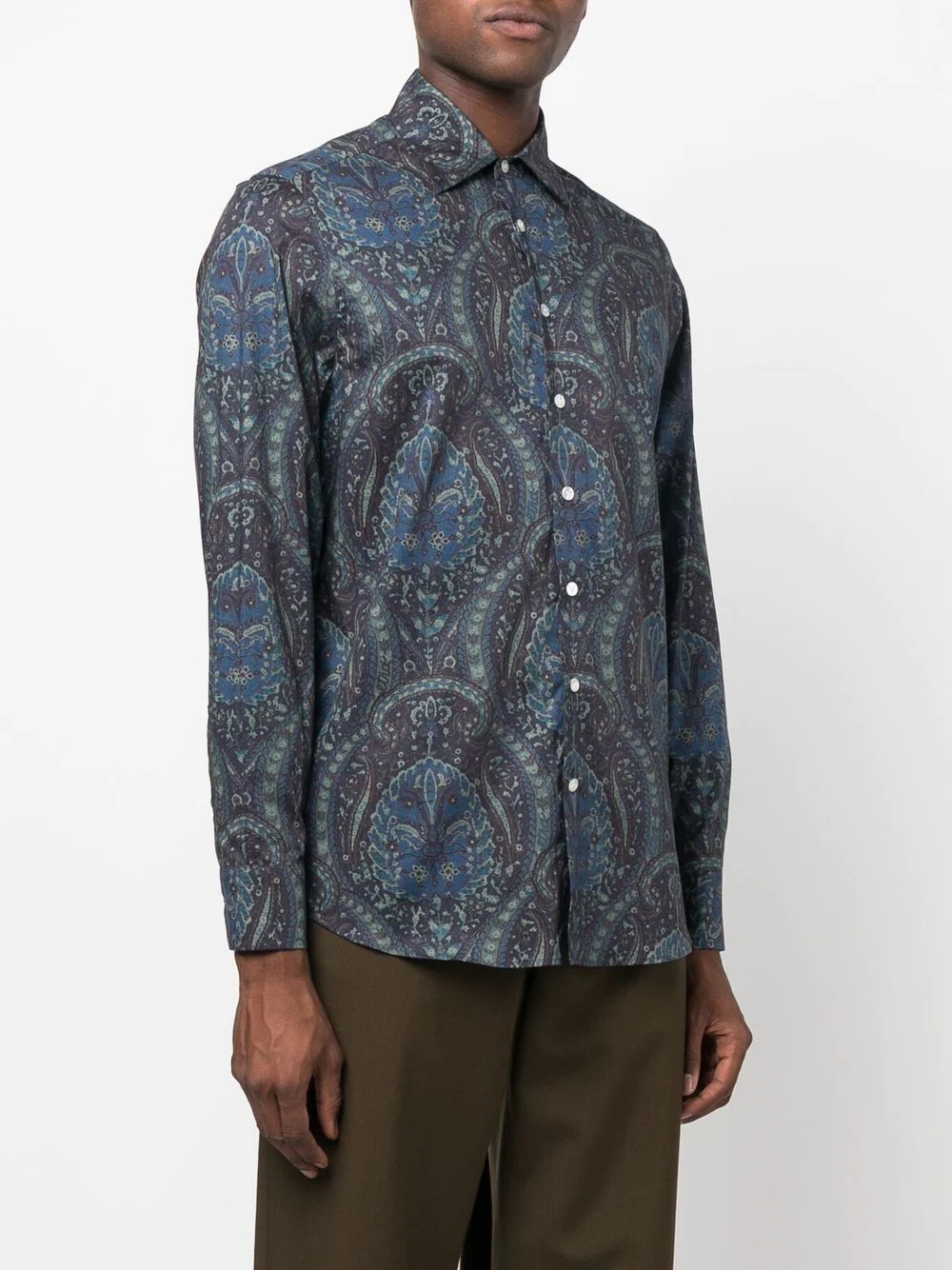 graphic-print long-sleeve shirt - 3