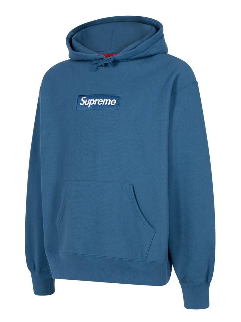 Supreme box logo cotton hoodie outlook
