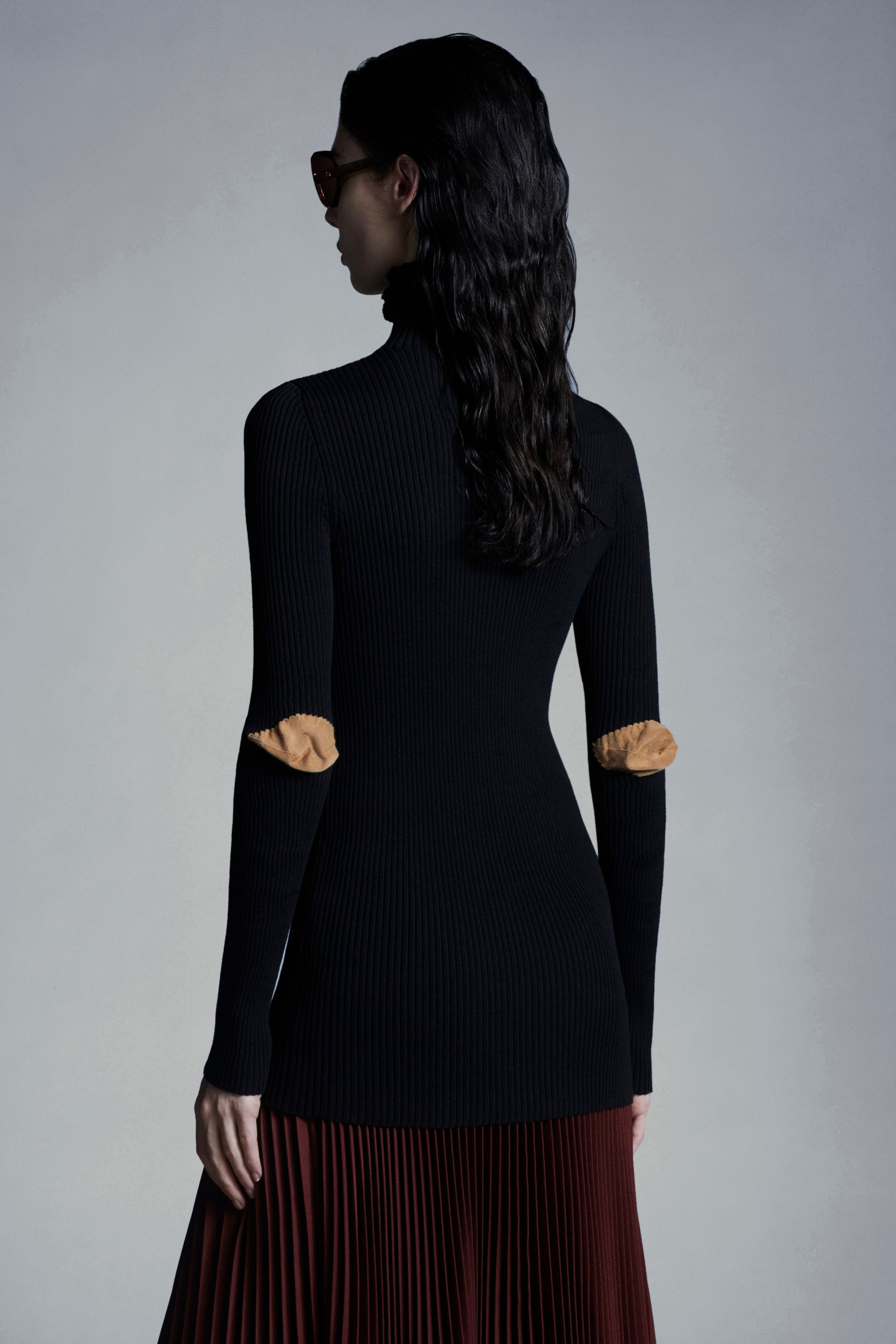 Cotton Blend Turtleneck Sweater - 5