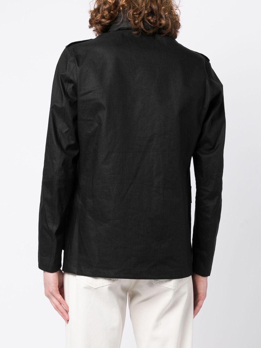 patch-pocket field jacket - 4
