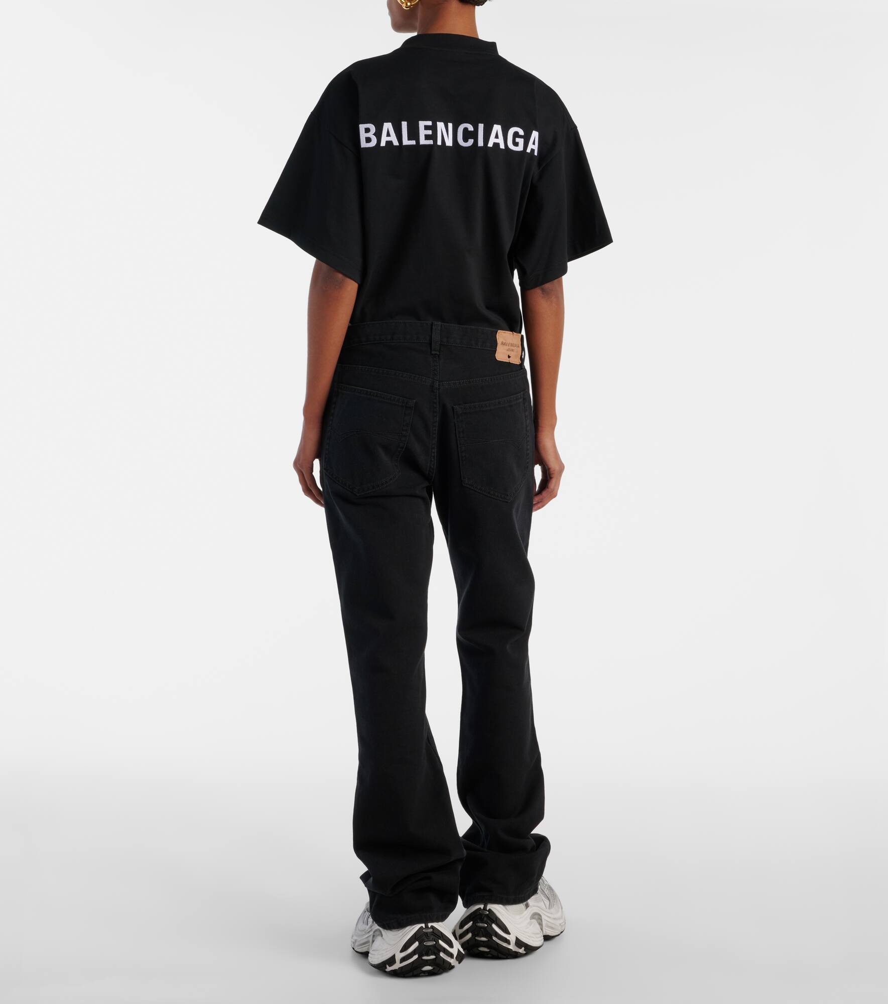 Mid-rise straight jeans - 3