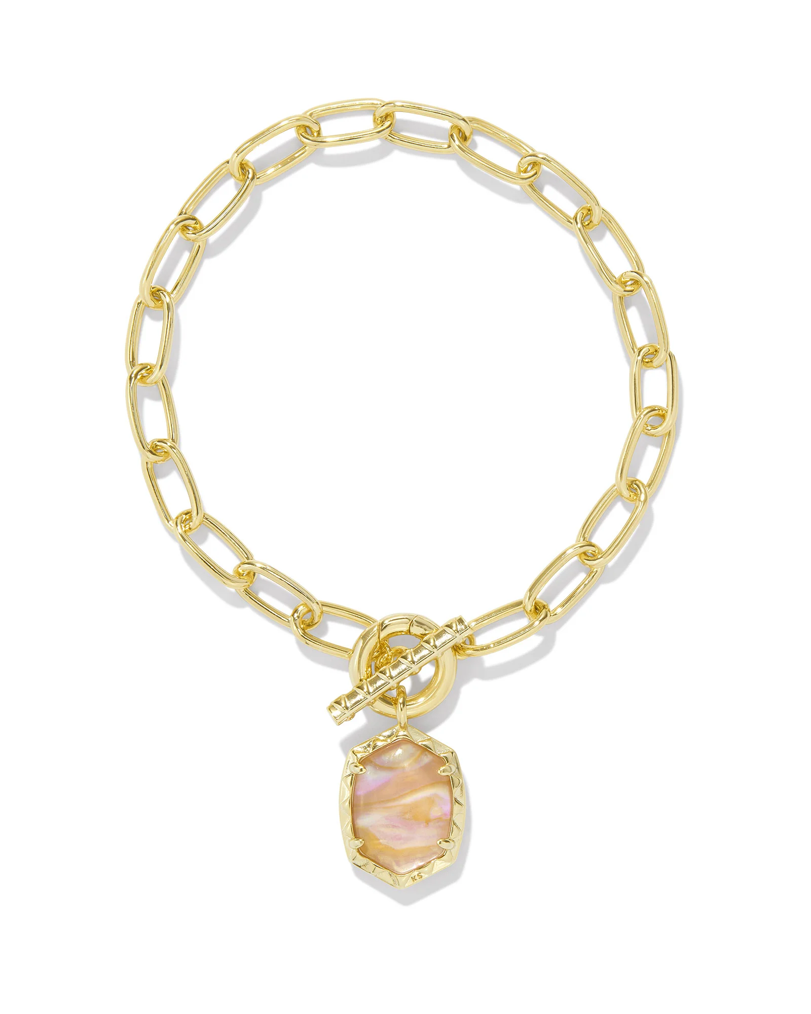 Daphne Convertible Gold Link and Chain Bracelet - 1