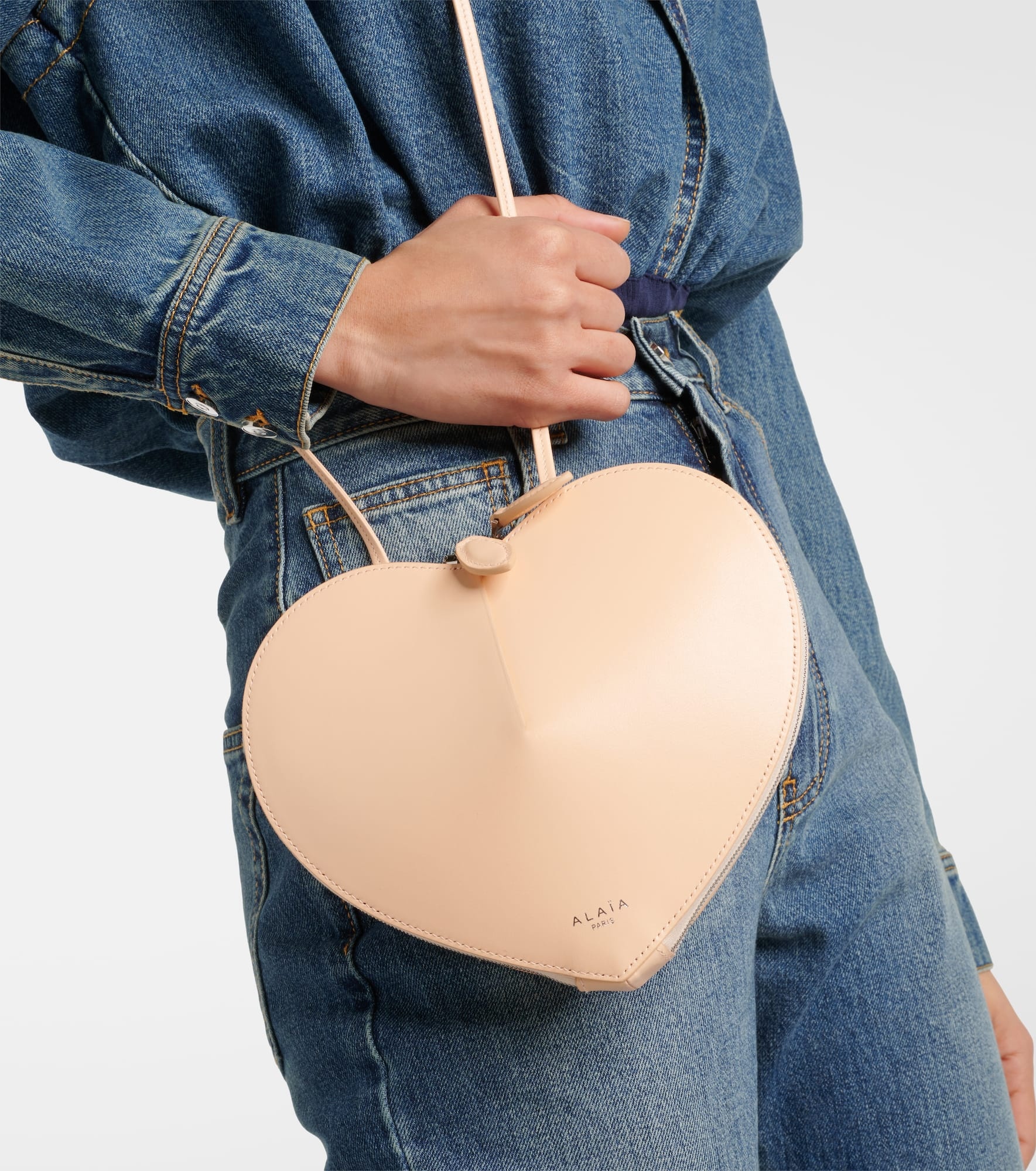 Le Coeur leather shoulder bag - 2