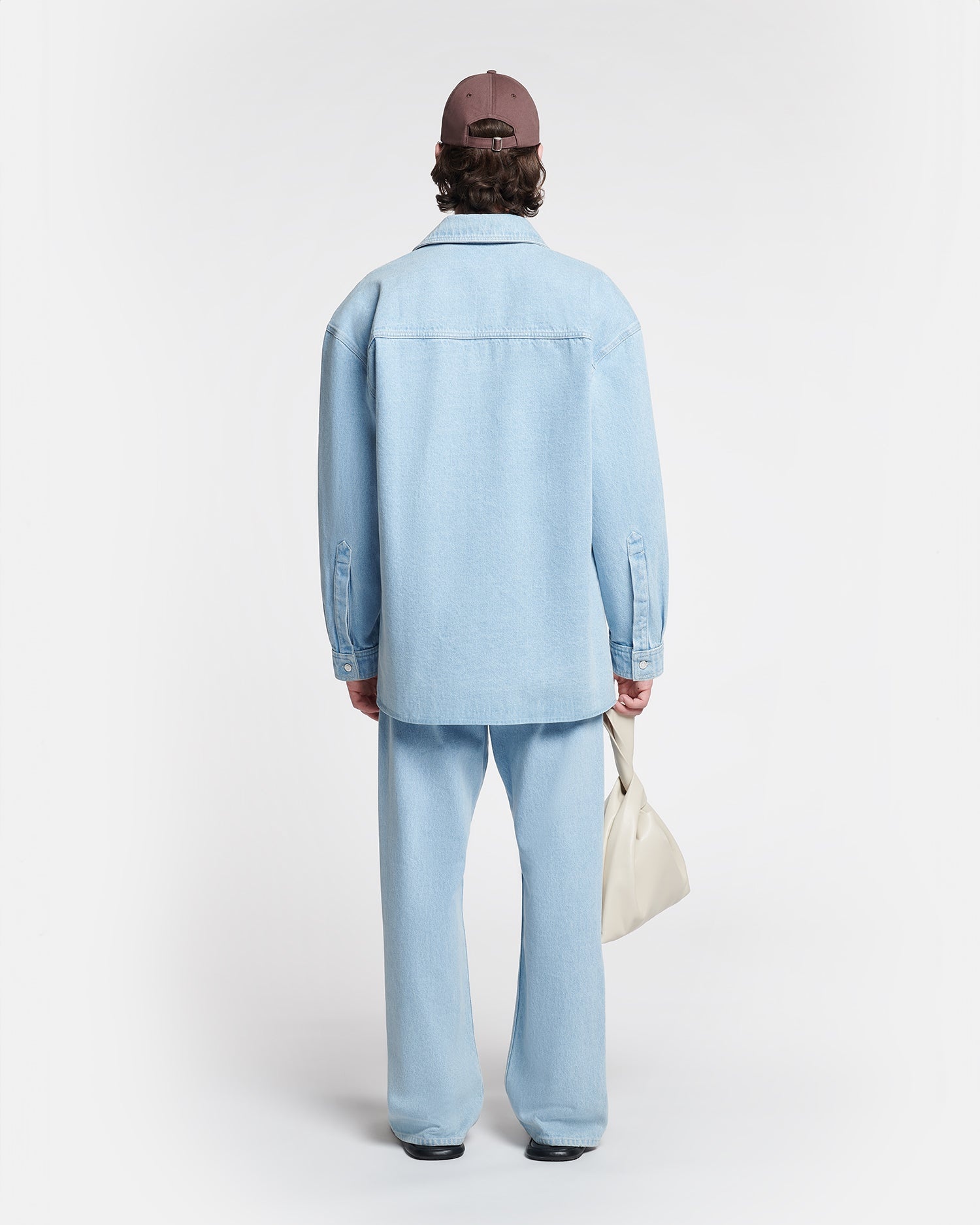 Crochet-Trimmed Denim Shirt - 5