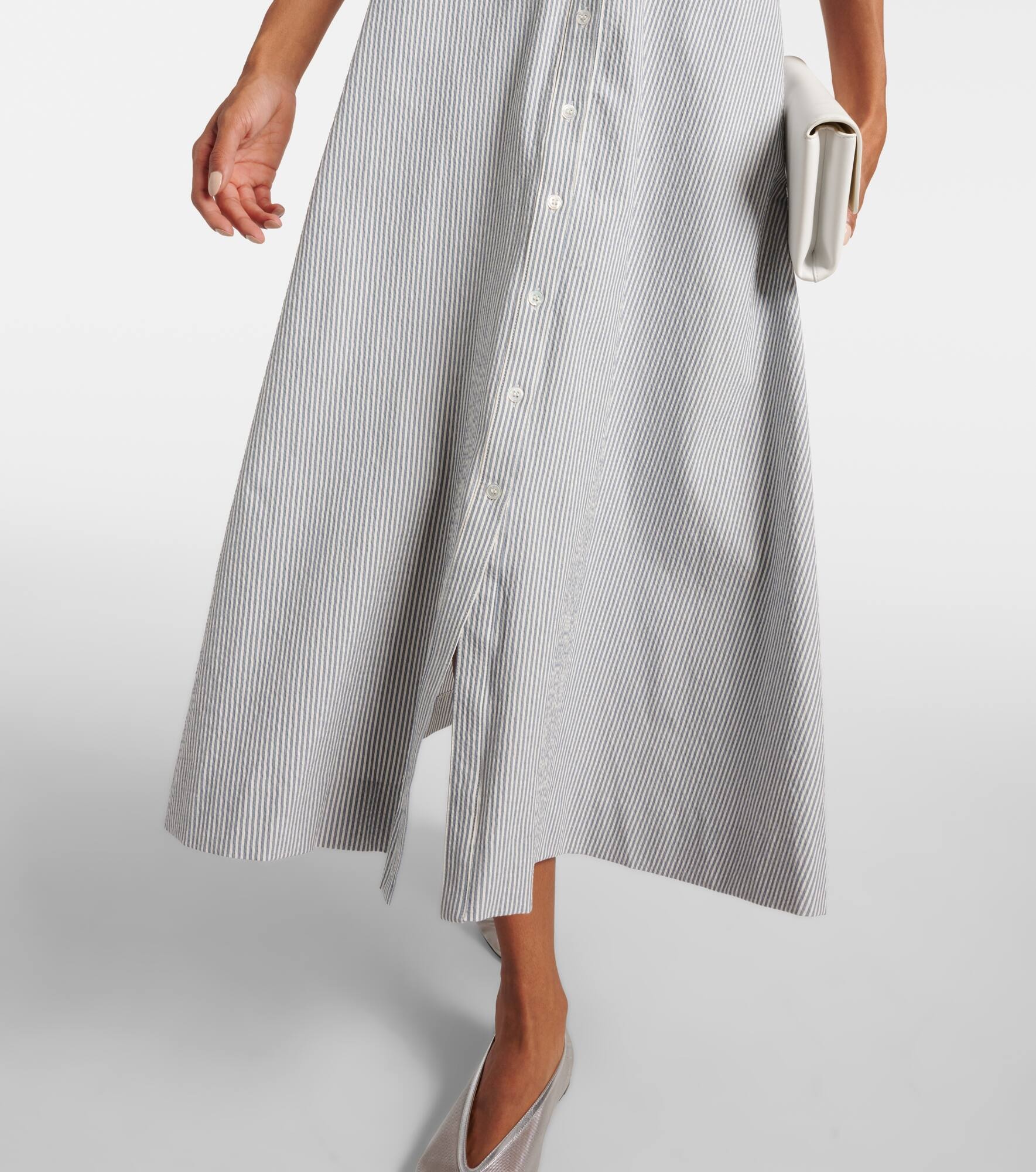 Mackey striped cotton maxi dress - 5
