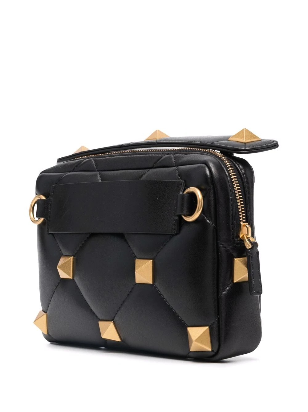 Roman Stud diamond-quilted clutch bag - 3