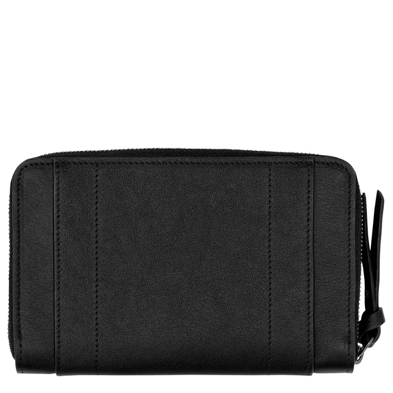 Longchamp Longchamp 3D Wallet Black - Leather outlook