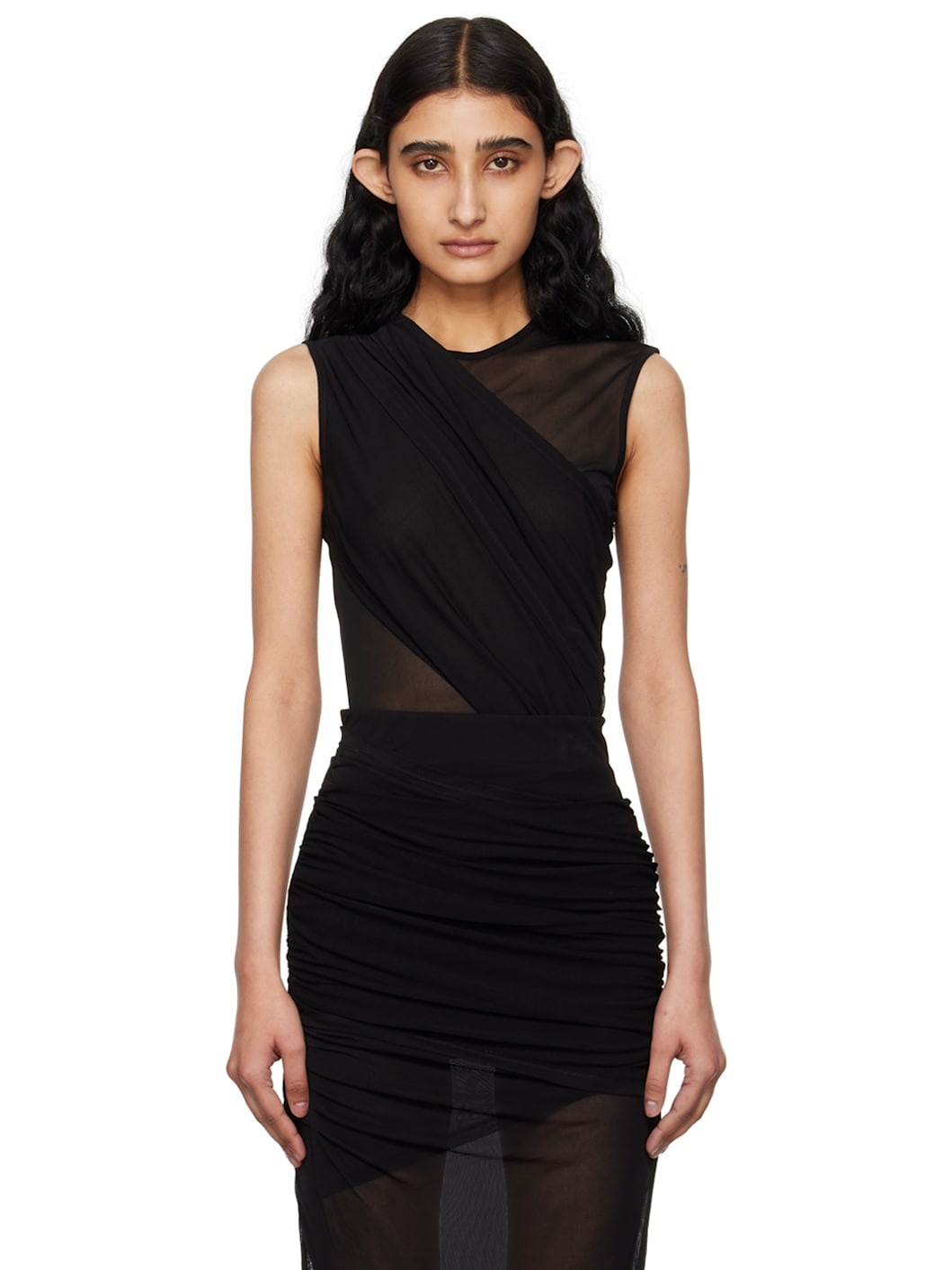 Black Carey Bodysuit - 1